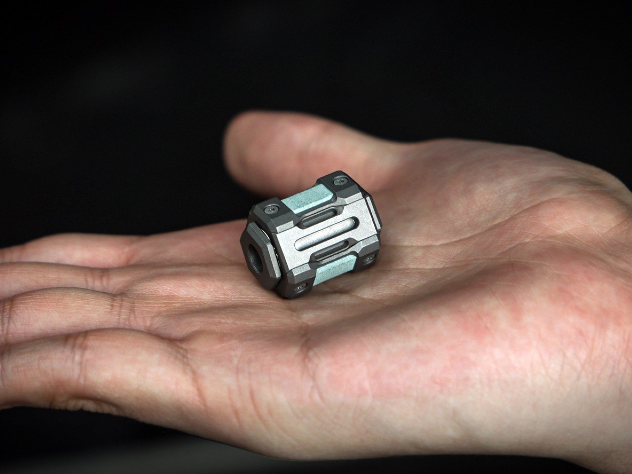 Knife sharpener，Necklace，titanium alloy，Outdoor artifact，mini，