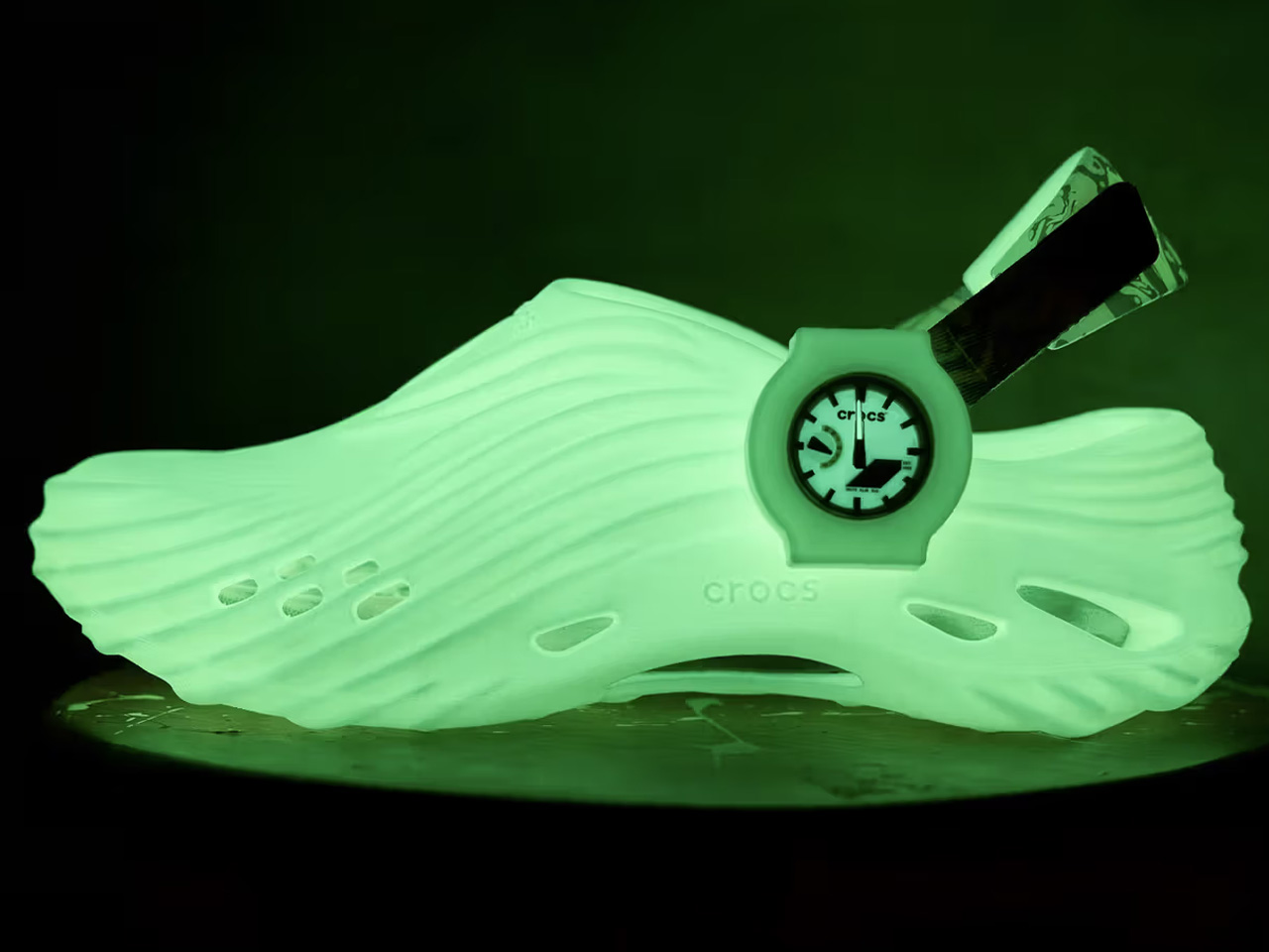 G-SHOCK × Crocs，Luminous Cave Shoes，G-SHOCK × Crocs，Modular wear，Marbling，Luminous Cave Shoes，Modular wear，Marbling，