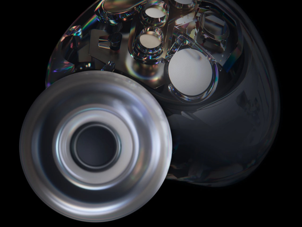 translucent orange，E-sports headset，Active noise reduction，Ergonomic Fit，