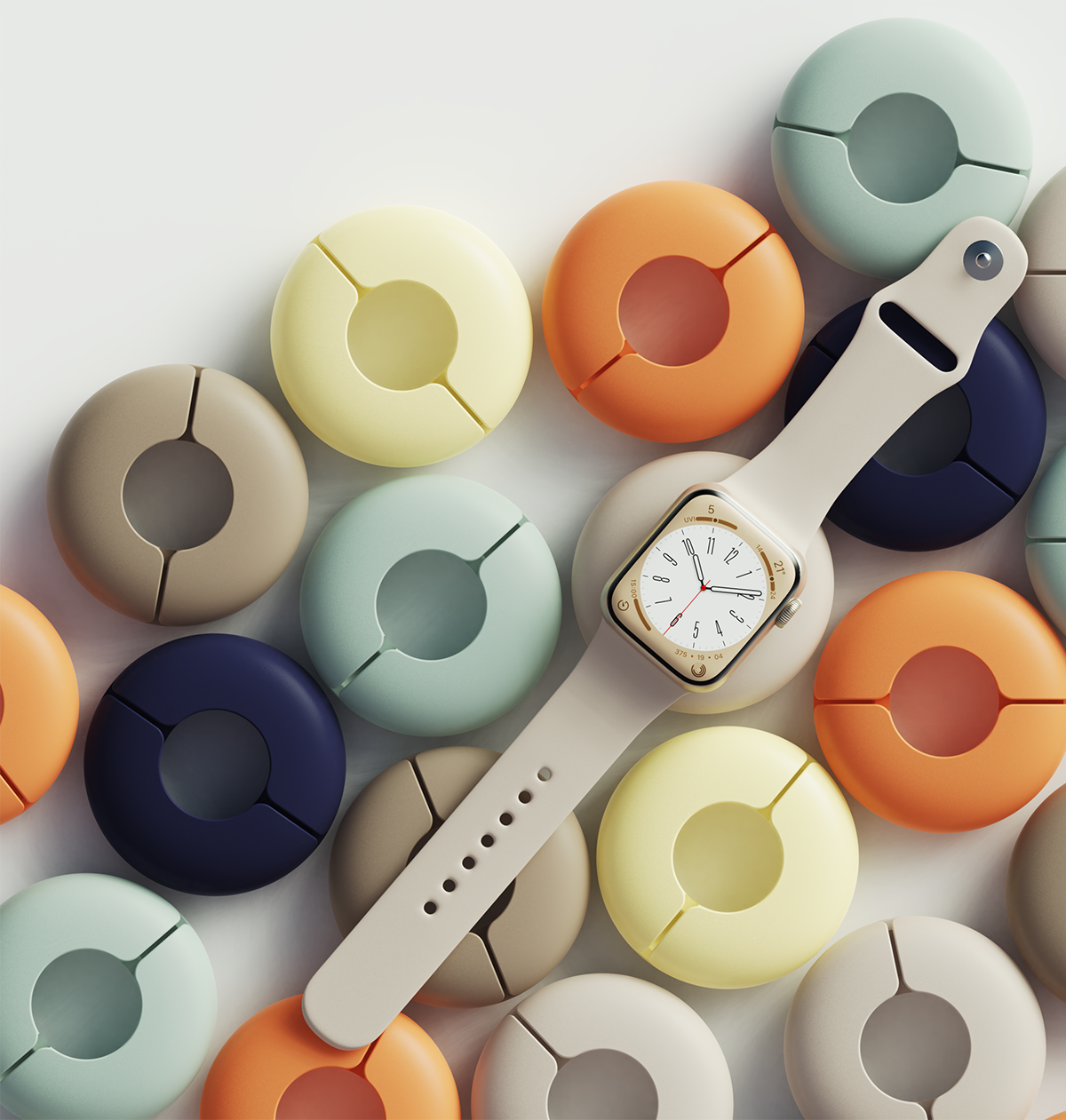 Charging bracket，industrial design，Receive，product design，Simplicity，Apple accessories，