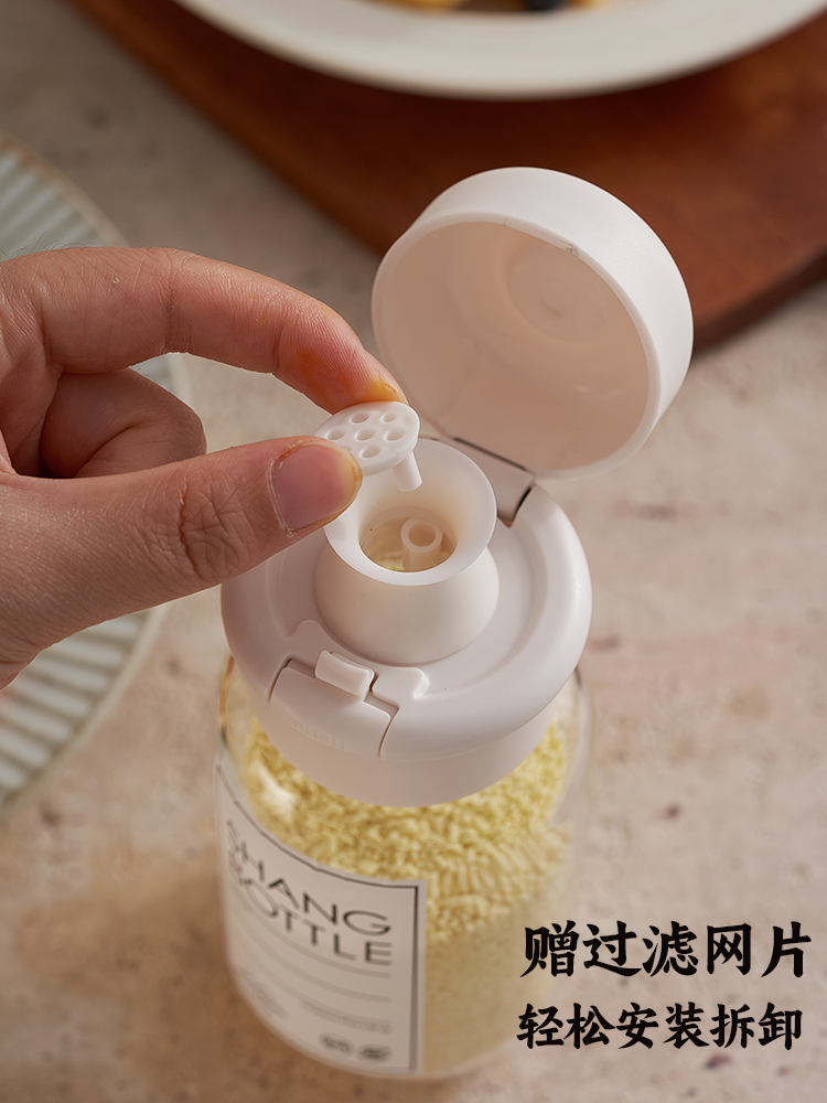 A key to open the cover，Sealing Leak-proof，Pour oil without dripping，Filter Screen Installation，Liquid solid can be poured，Lebo Lebo，