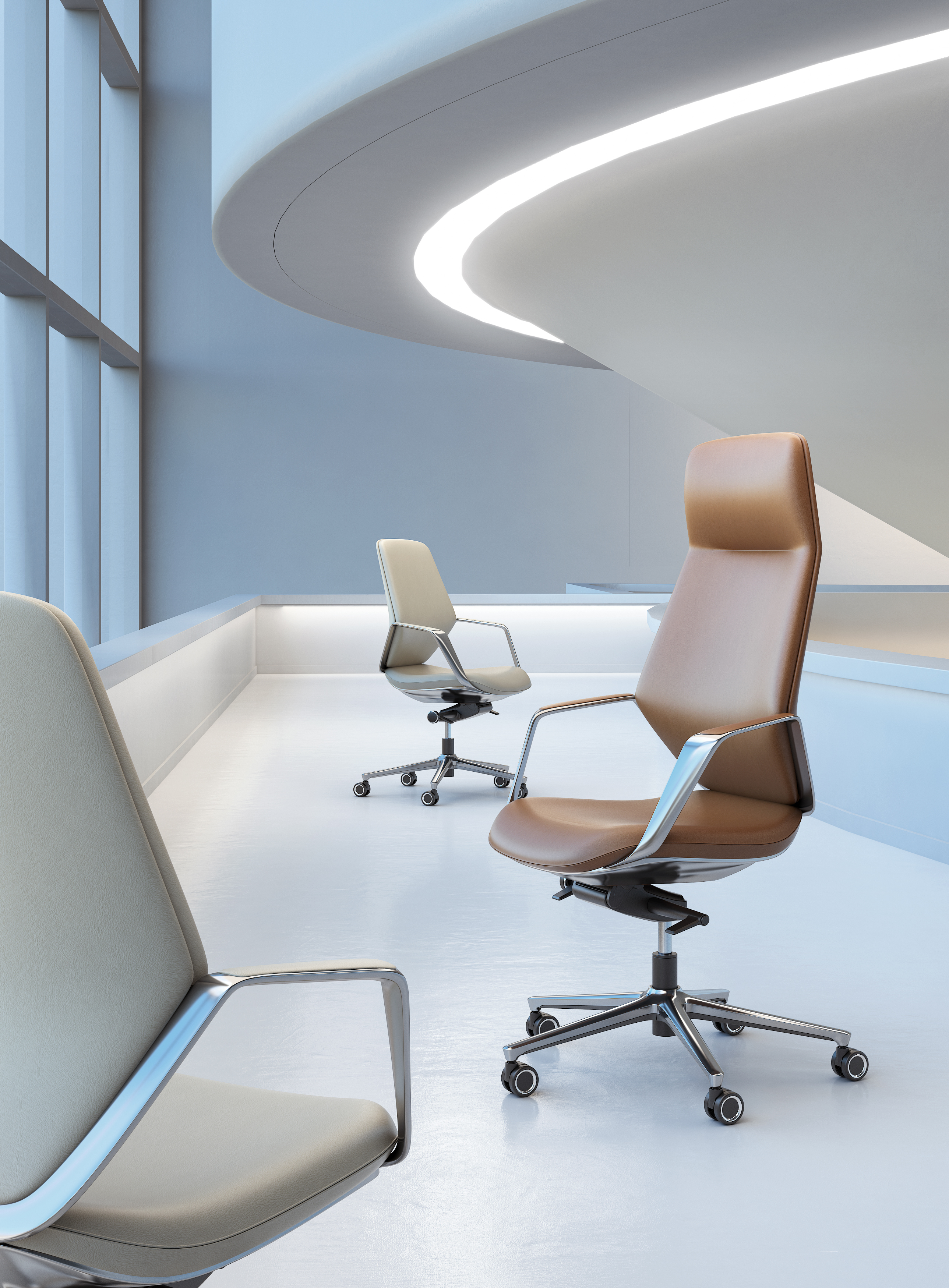 Office furniture ，Office chair，Leather chair，Supervisor Office Chair，