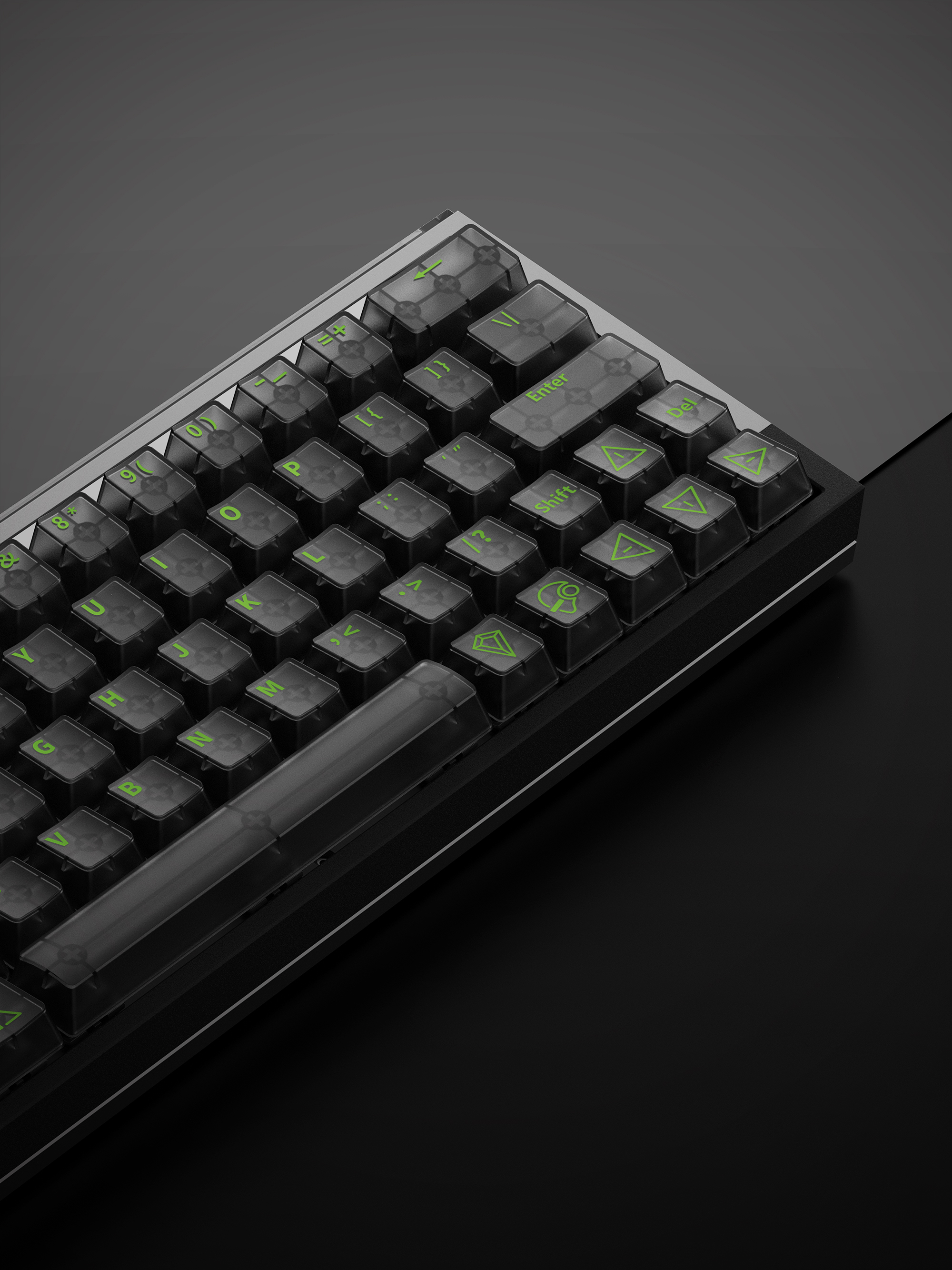 dmooster，Drunk Deer，Big Monster，Magnetic axis keyboard，Gaming keyboard，keyboard，industrial design，Render，