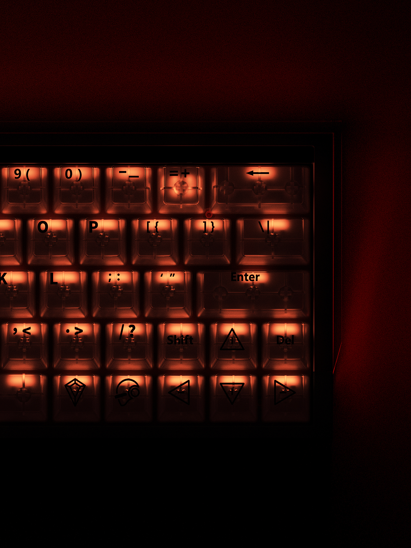 dmooster，Drunk Deer，Big Monster，Magnetic axis keyboard，Gaming keyboard，keyboard，industrial design，Render，