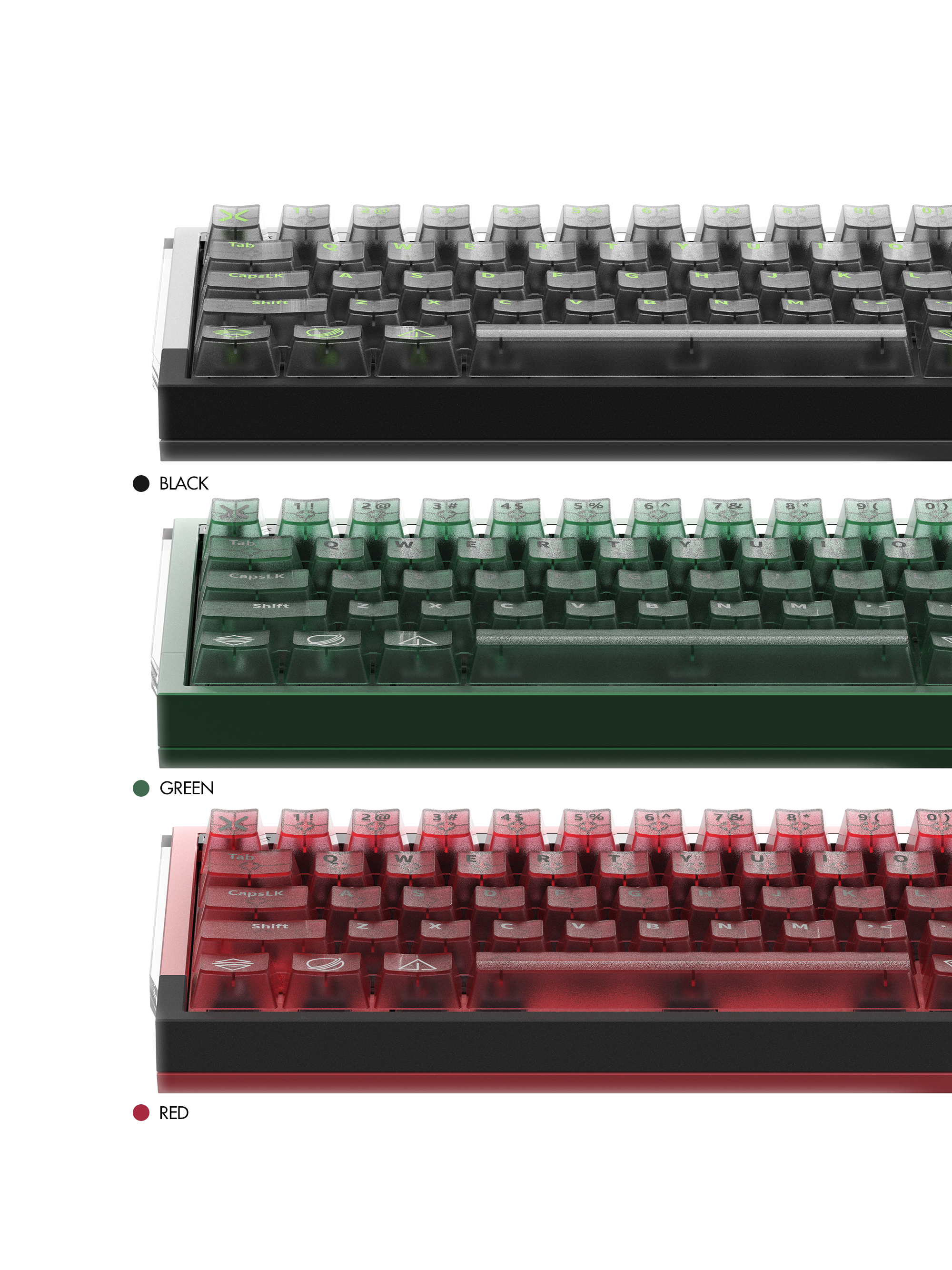 dmooster，Drunk Deer，Big Monster，Magnetic axis keyboard，Gaming keyboard，keyboard，industrial design，Render，