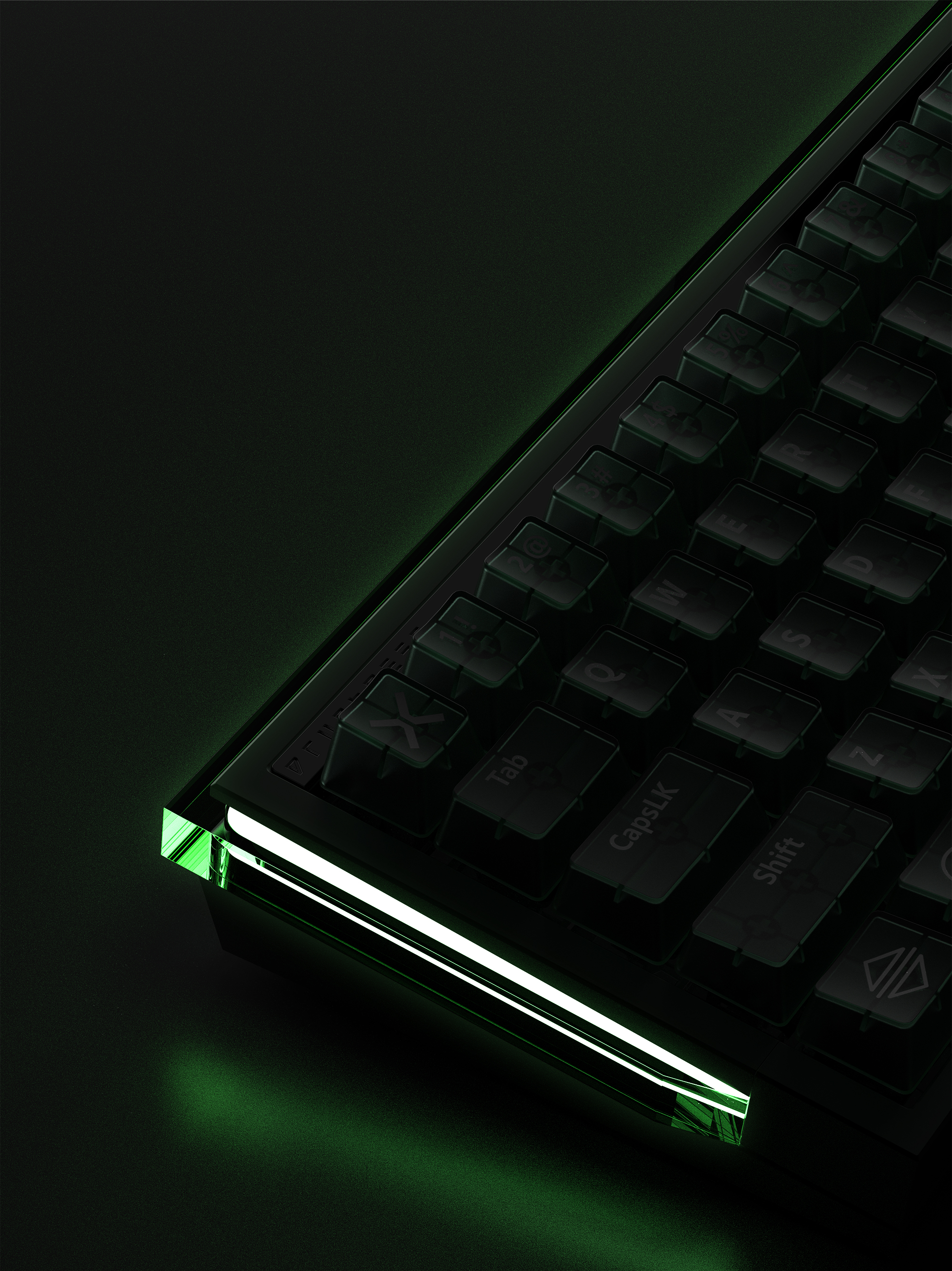 dmooster，Drunk Deer，Big Monster，Magnetic axis keyboard，Gaming keyboard，keyboard，industrial design，Render，