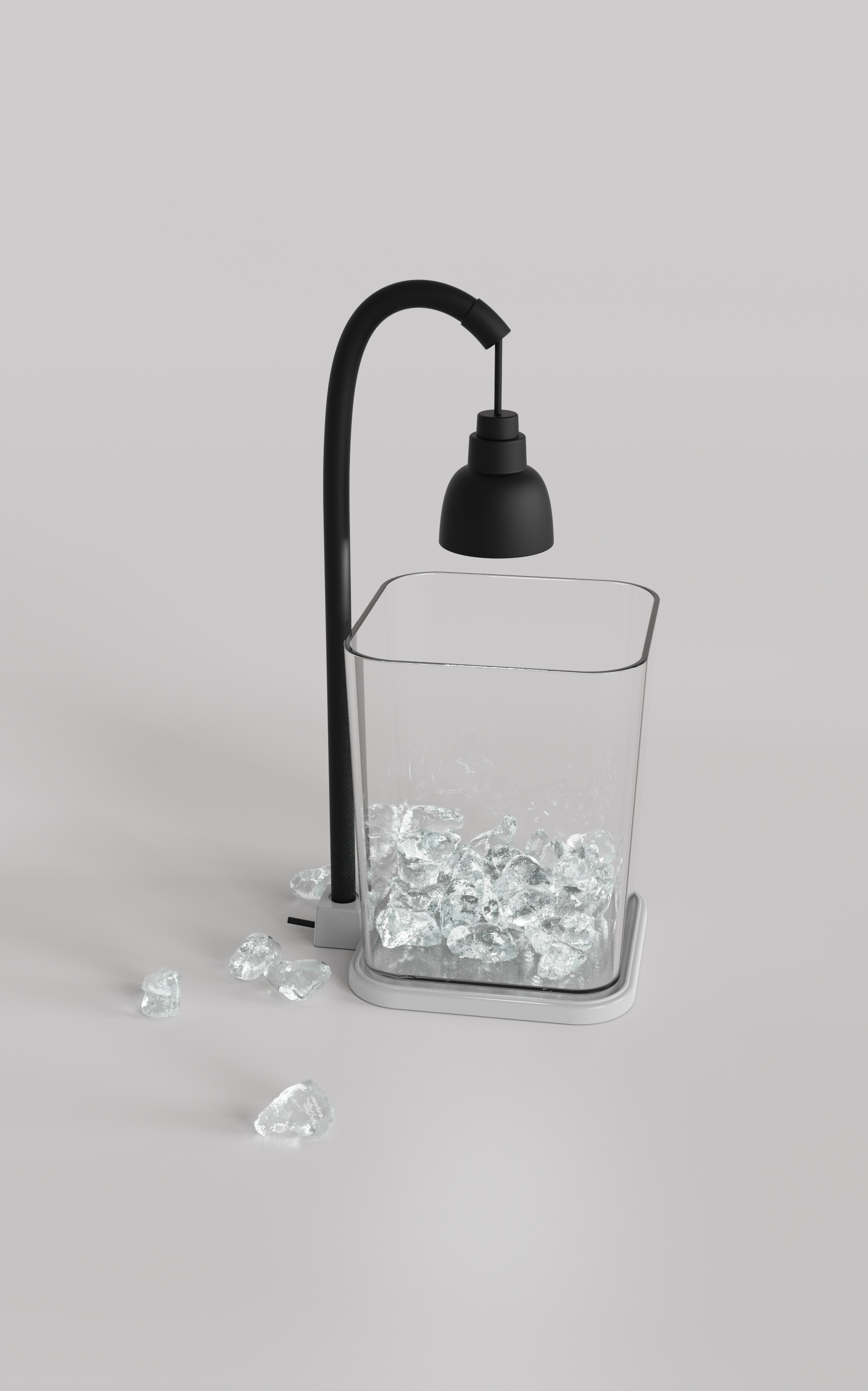 fish tank, transparent, bucket fish tank，