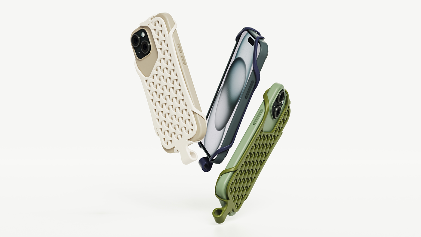 Mobile phone shell，Mobile Accessories，Hanging rope，Creative design，Portable，