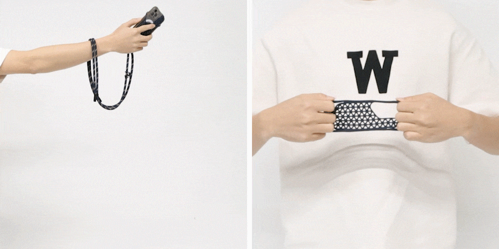 Mobile phone shell，Mobile Accessories，Hanging rope，Creative design，Portable，