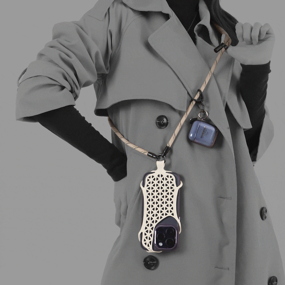 Mobile phone shell，Mobile Accessories，Hanging rope，Creative design，Portable，