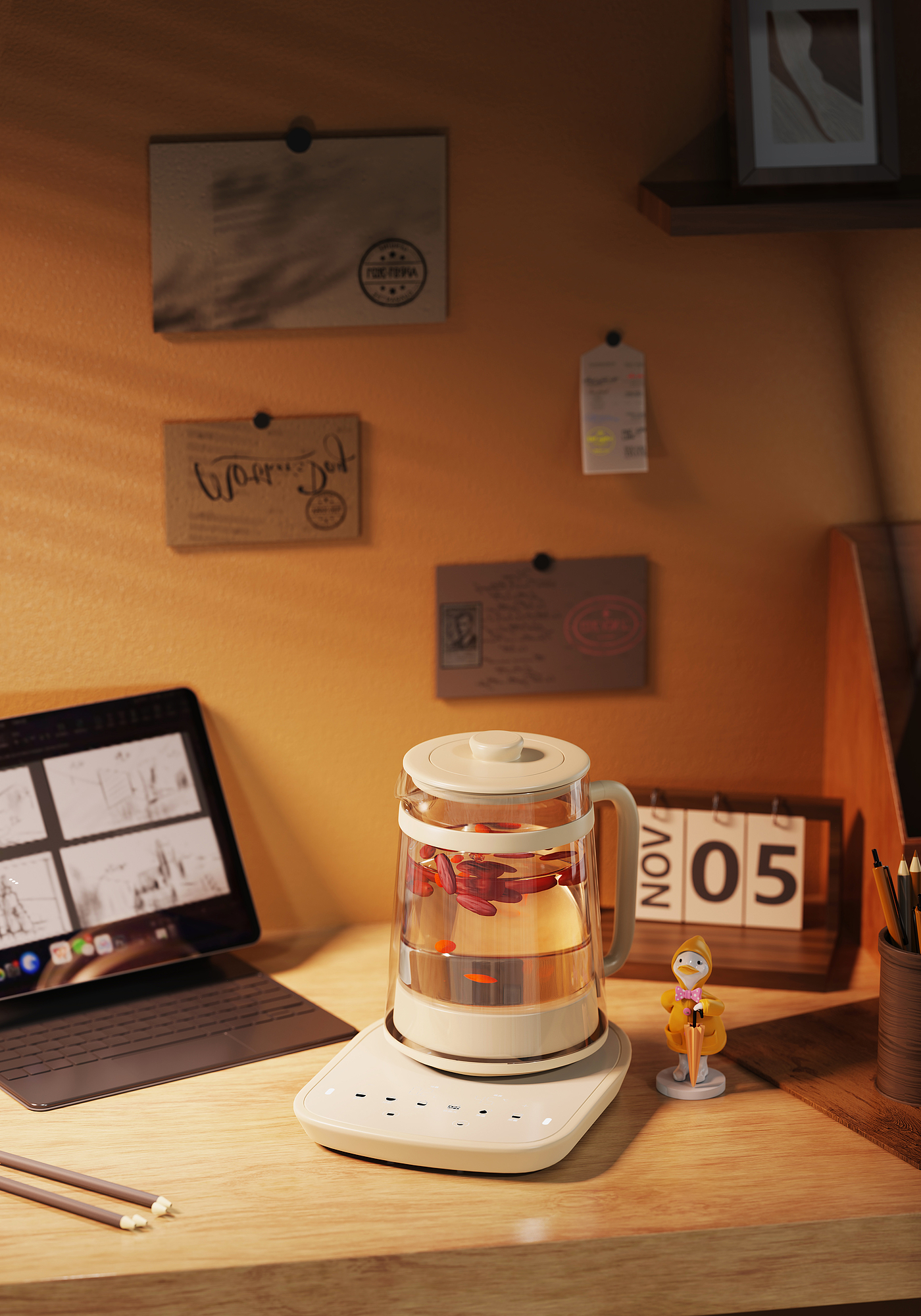 Keyshot rendering，Keyshot scene rendering，Render，industrial design，