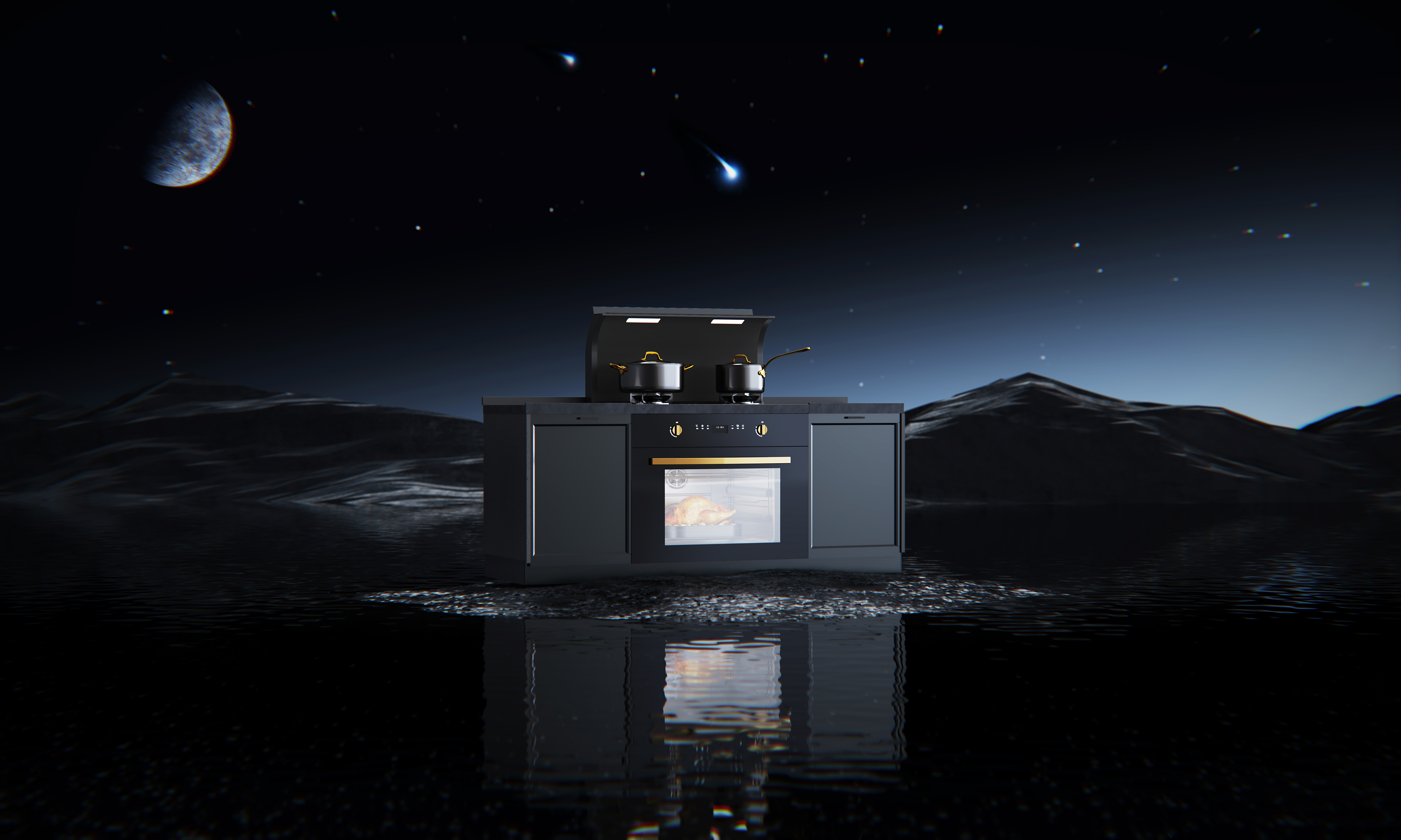 Keyshot rendering，Keyshot scene rendering，Render，industrial design，