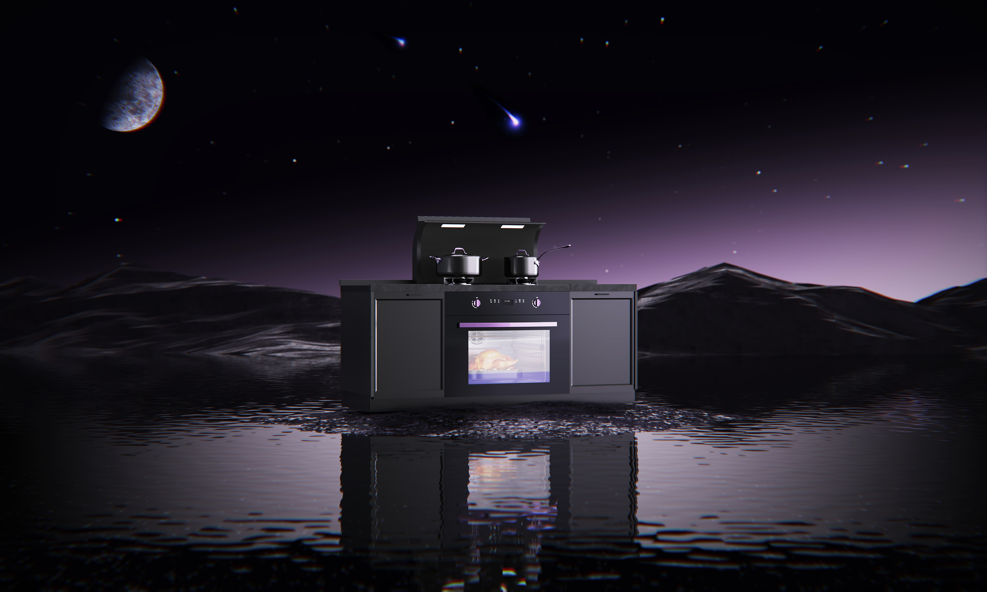 Keyshot rendering，Keyshot scene rendering，Render，industrial design，