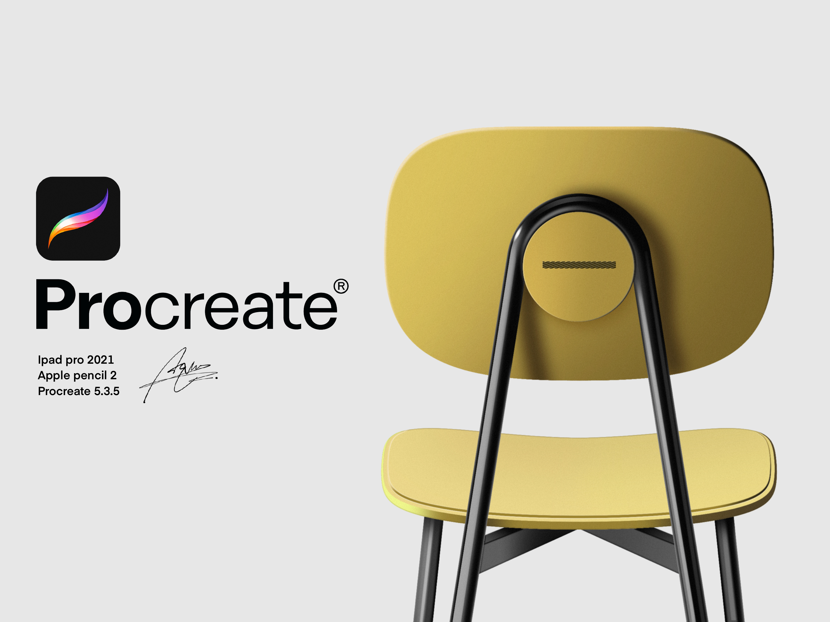 Procreate，industrial design，Ubee ，