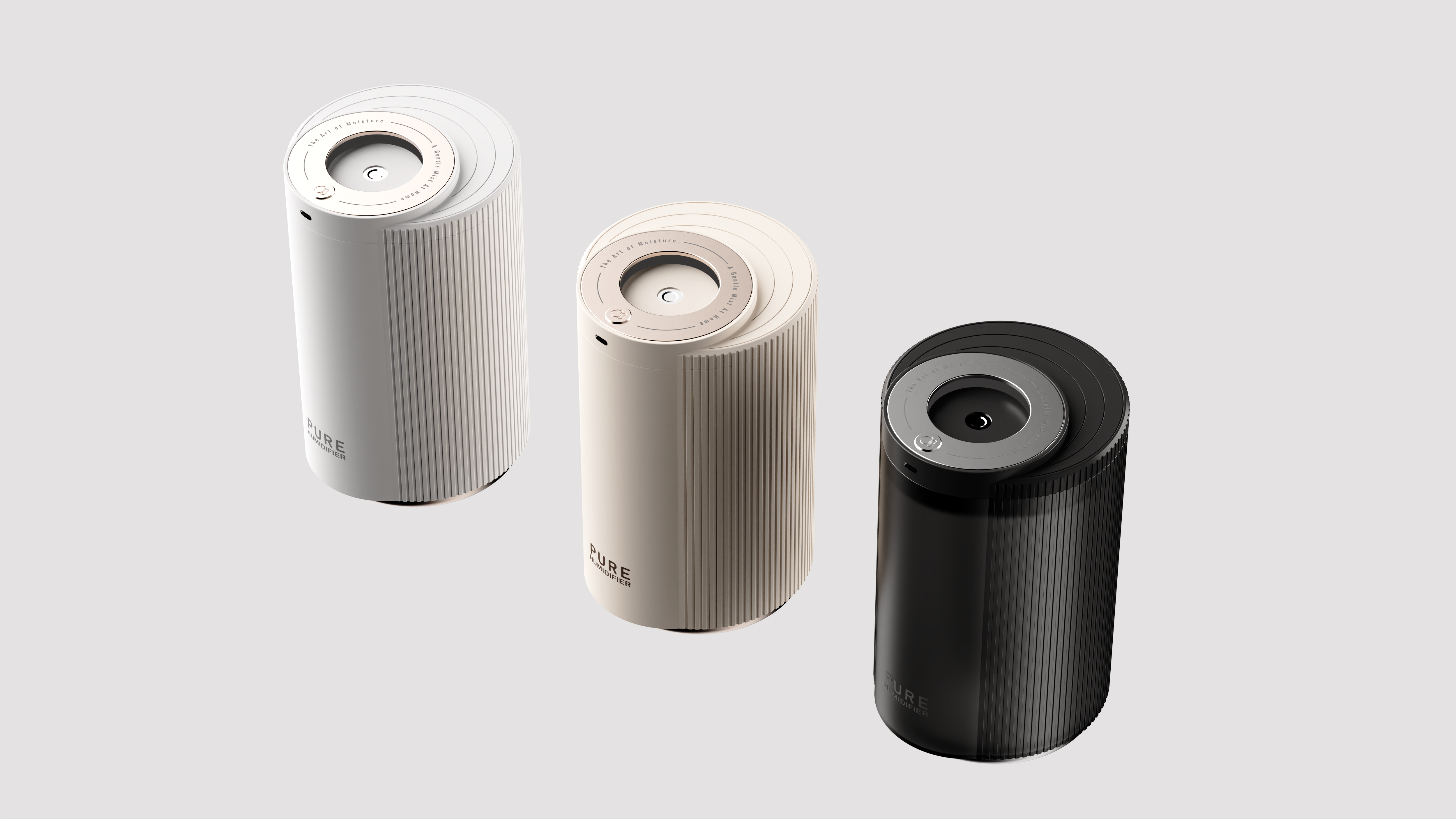 Humidifier，Vertical stripe，Styling interspersed，