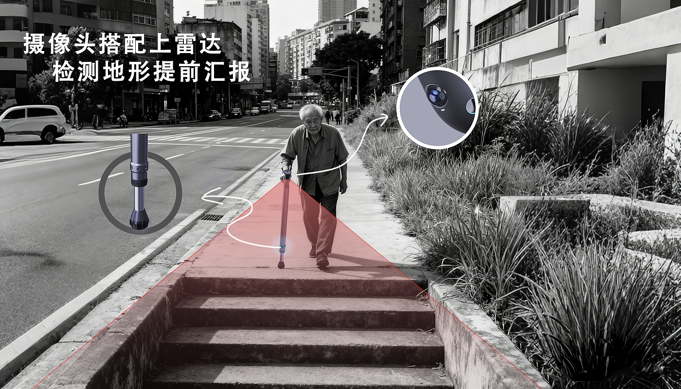 help and take care of the aged，Caring design，intelligence，