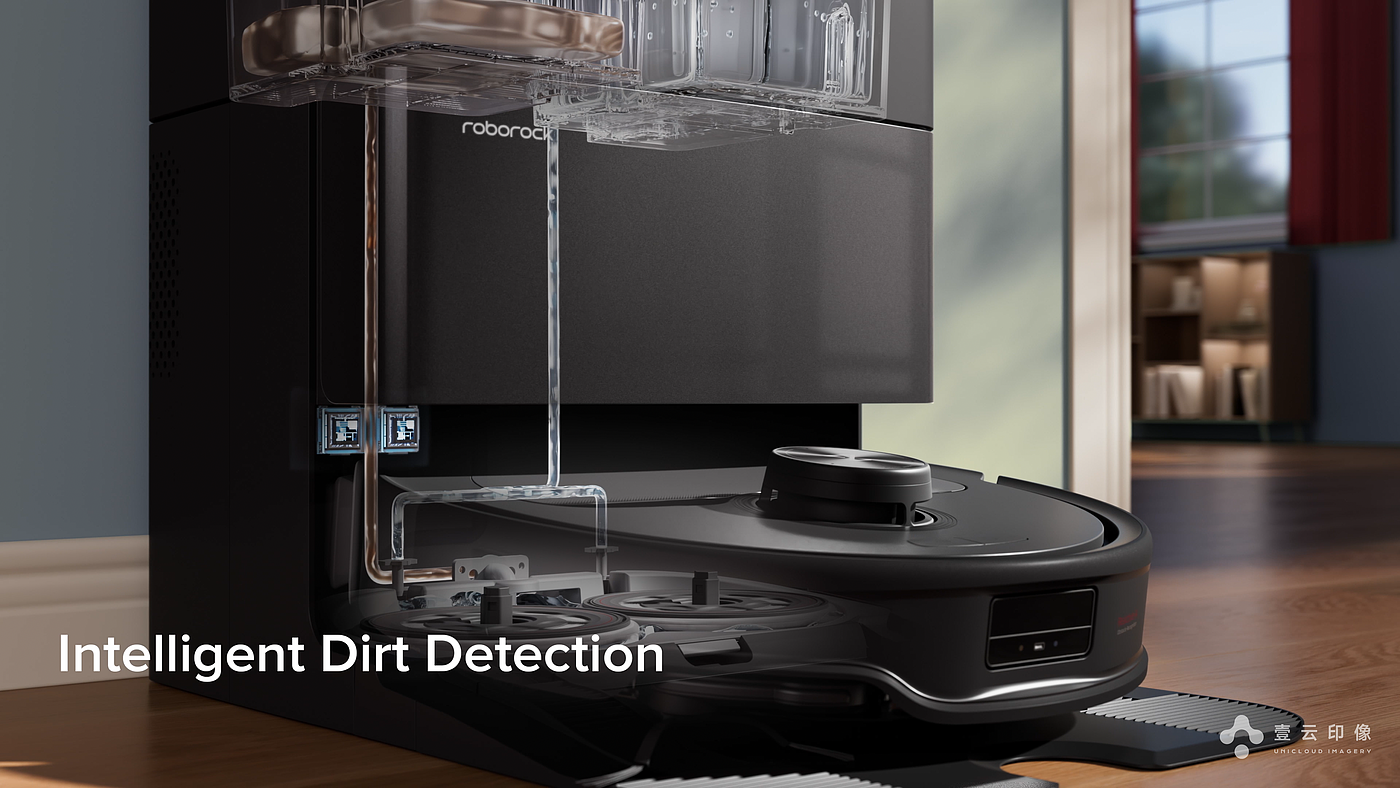 CG Promo，Product creativity，Sweeping robot，3D video，，Appearance process material，product mix，Product function，