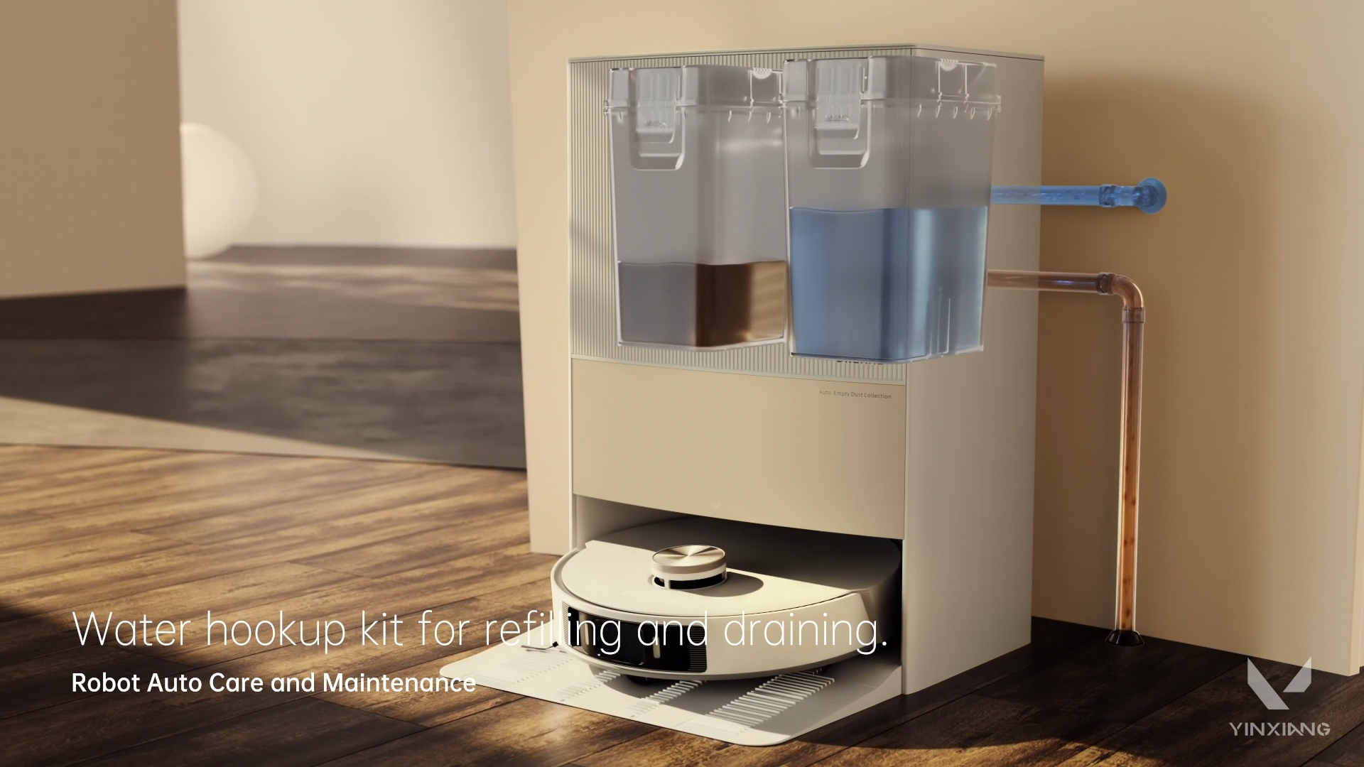 Sweeping robot，Three-dimensional advertising film，Product creativity，3D animation，Product process material，CG Publicity，Product modeling，Material Rendering，