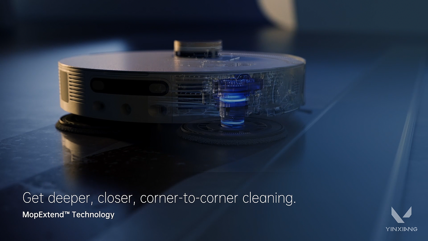 Sweeping robot，Three-dimensional advertising film，Product creativity，3D animation，Product process material，CG Publicity，Product modeling，Material Rendering，