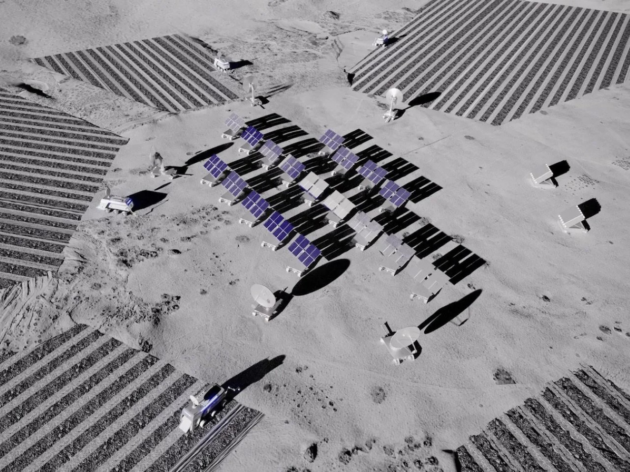 Moon Mining，Quantum Computing，Lunar Harvester，nuclear fusion，