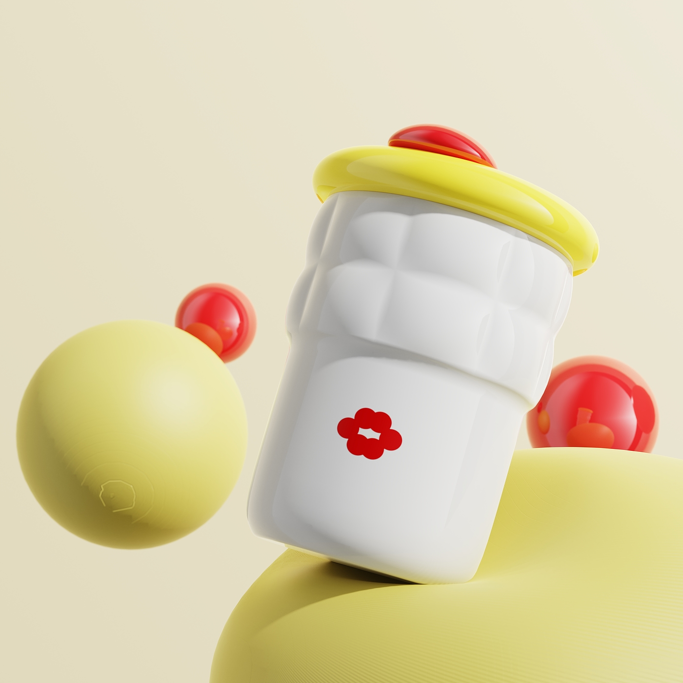 product design，industrial design，Water cup，coffee cup，Cute fun，