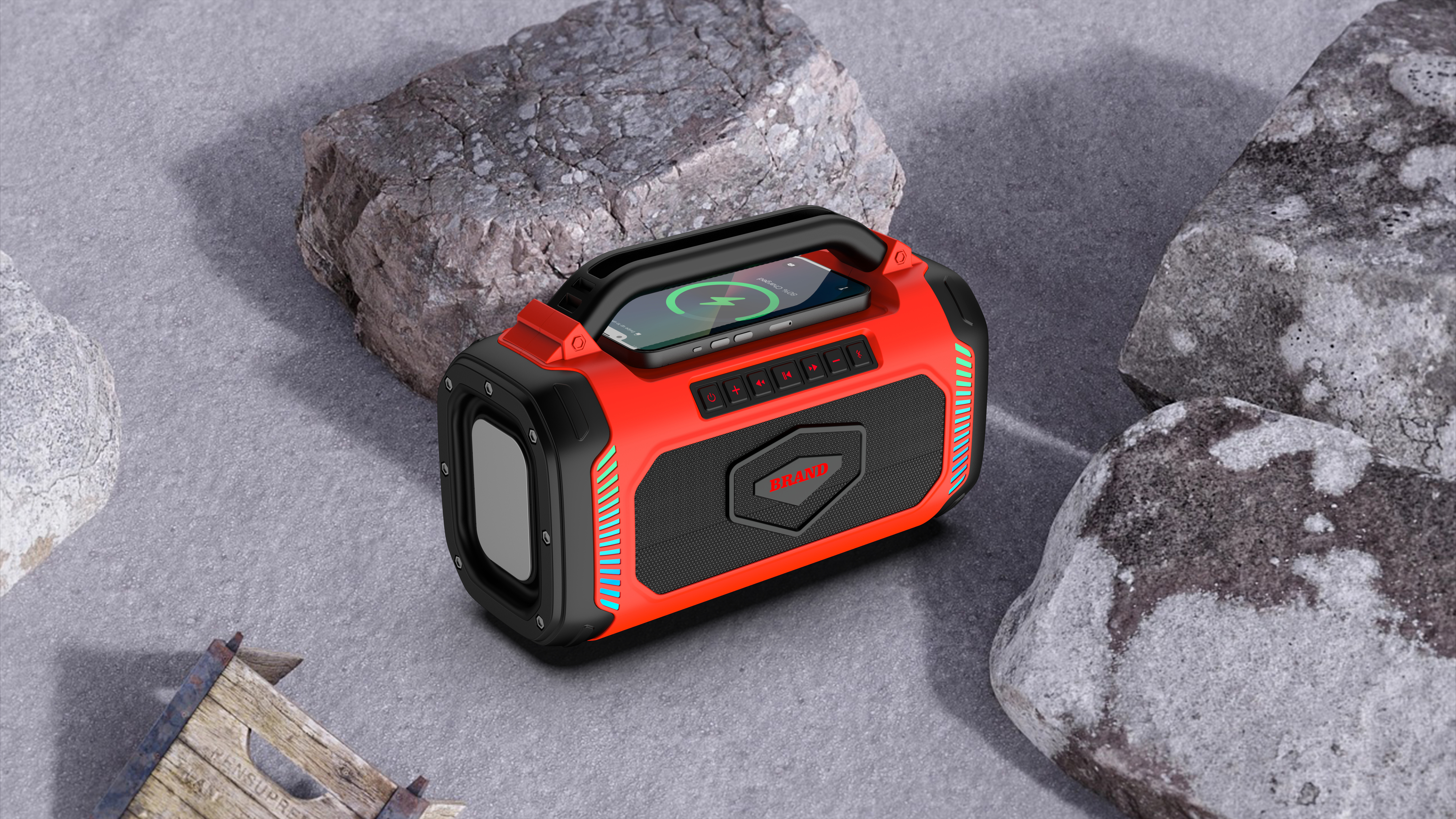 Tool wind，Bluetooth Speaker ，Outdoor sound，Appearance design，Audio products，Site acoustics，Serialized Product Design，