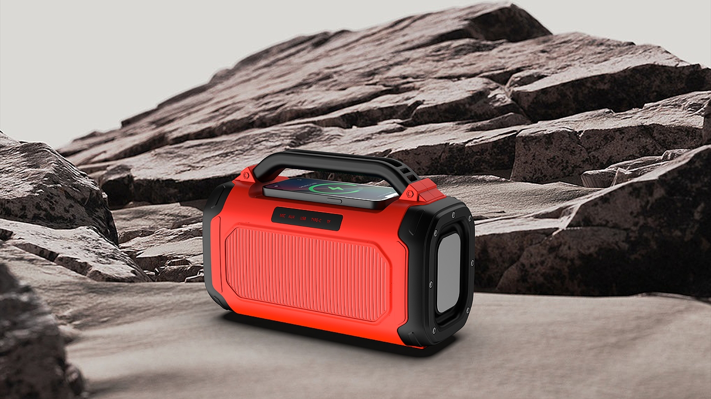 Tool wind，Bluetooth Speaker ，Outdoor sound，Appearance design，Audio products，Site acoustics，Serialized Product Design，