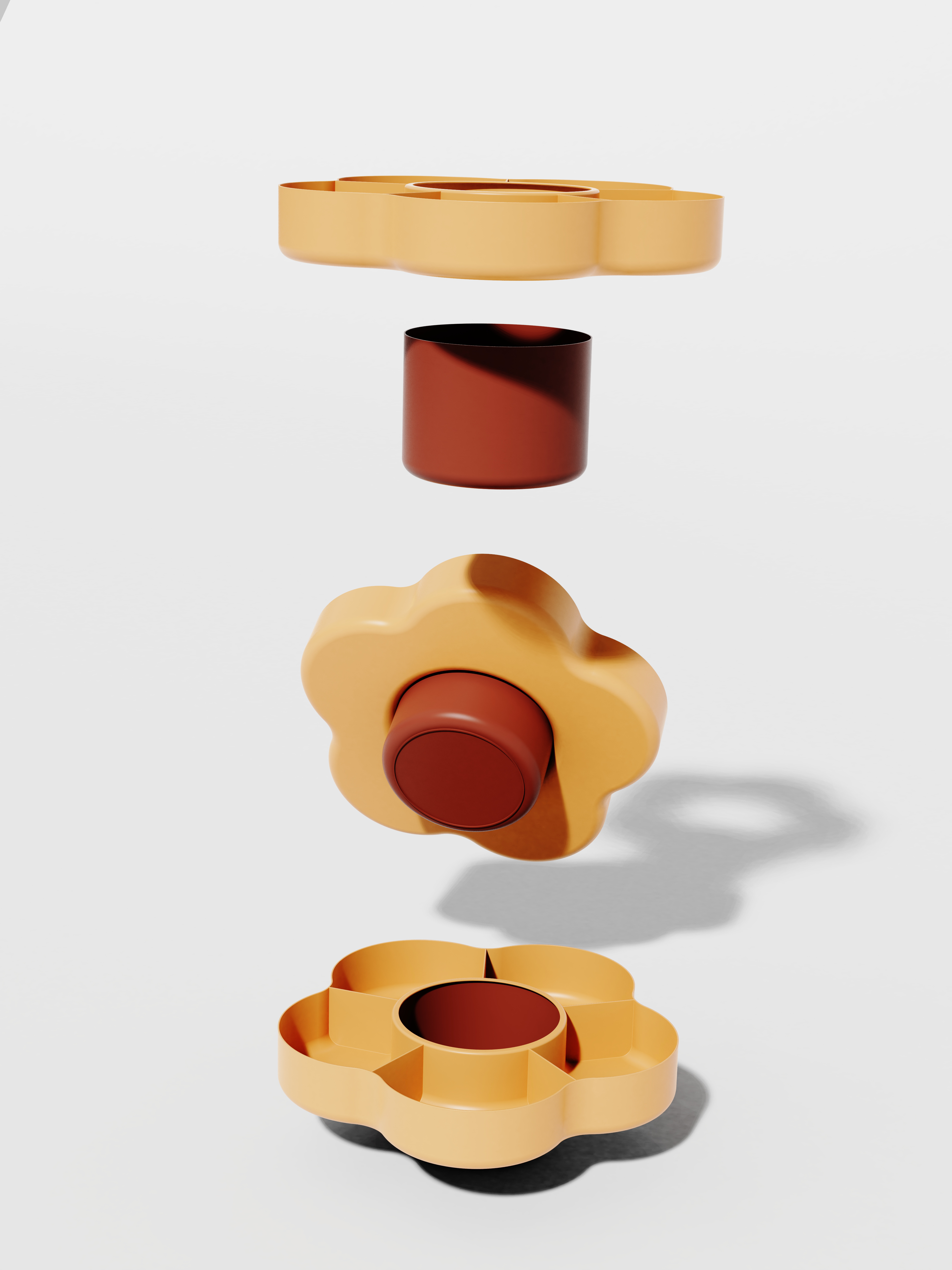 Original design，Storage tray design，snacks，flower，