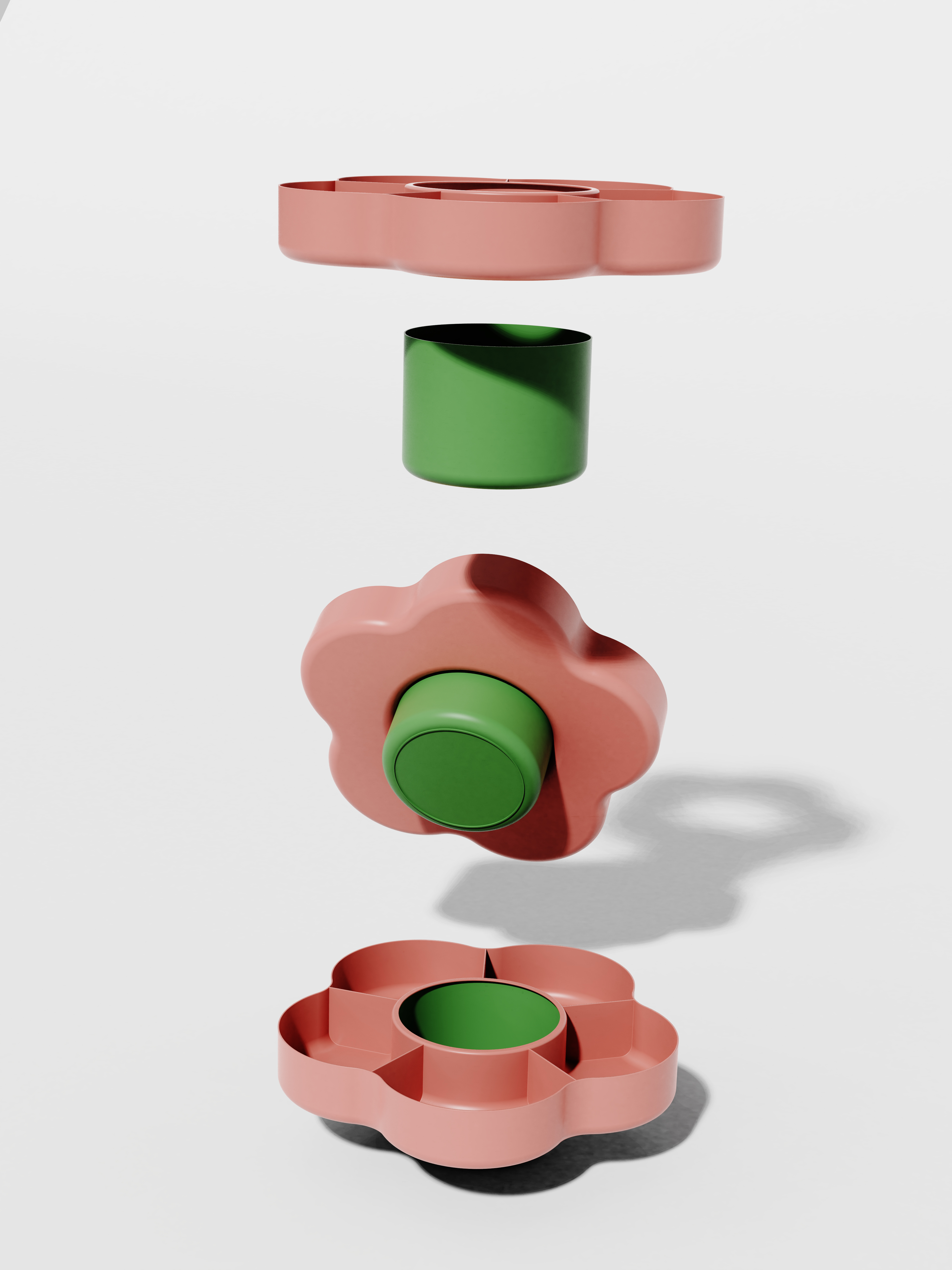 Original design，Storage tray design，snacks，flower，