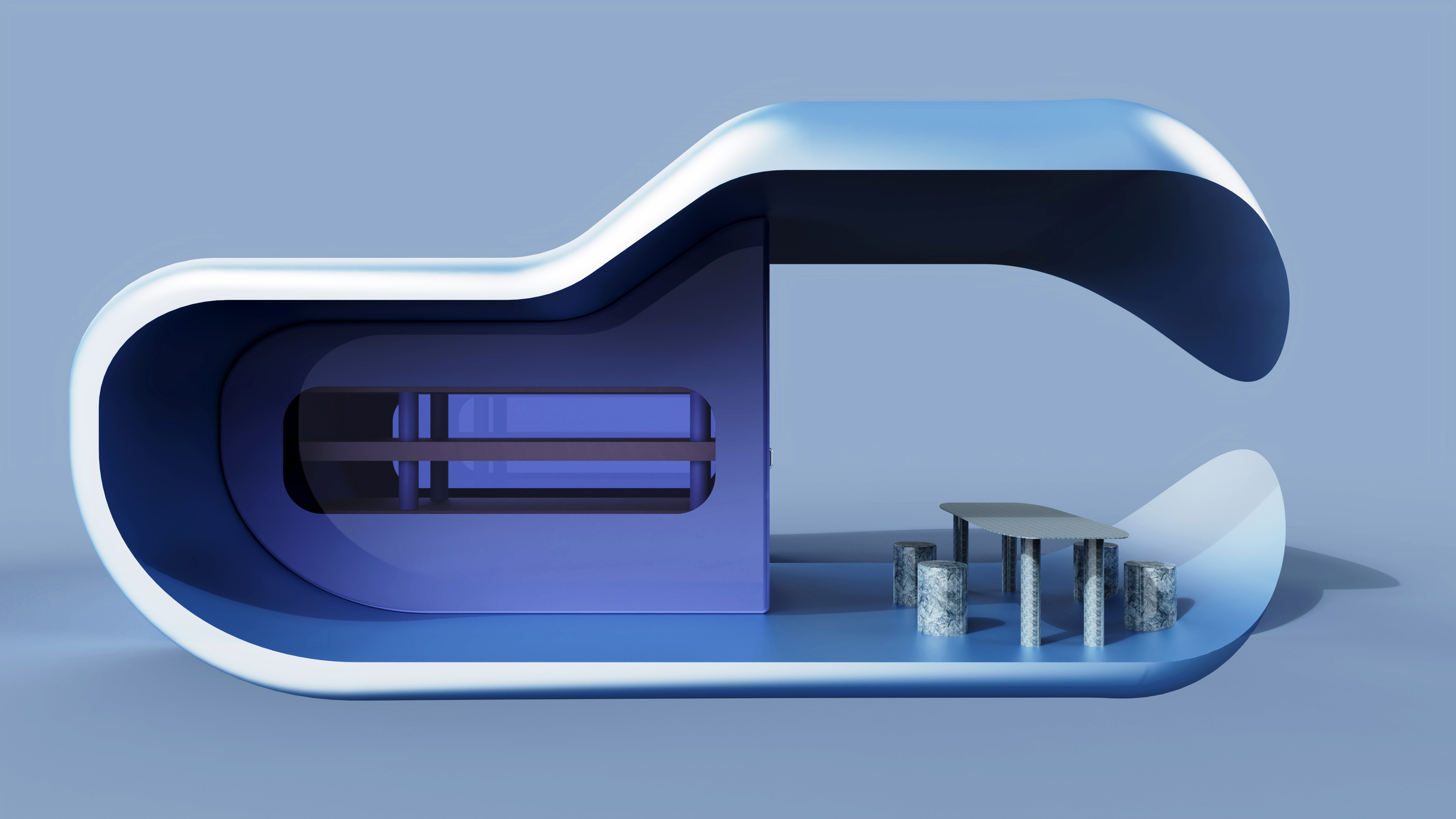 Light guide climate green plant cabin，