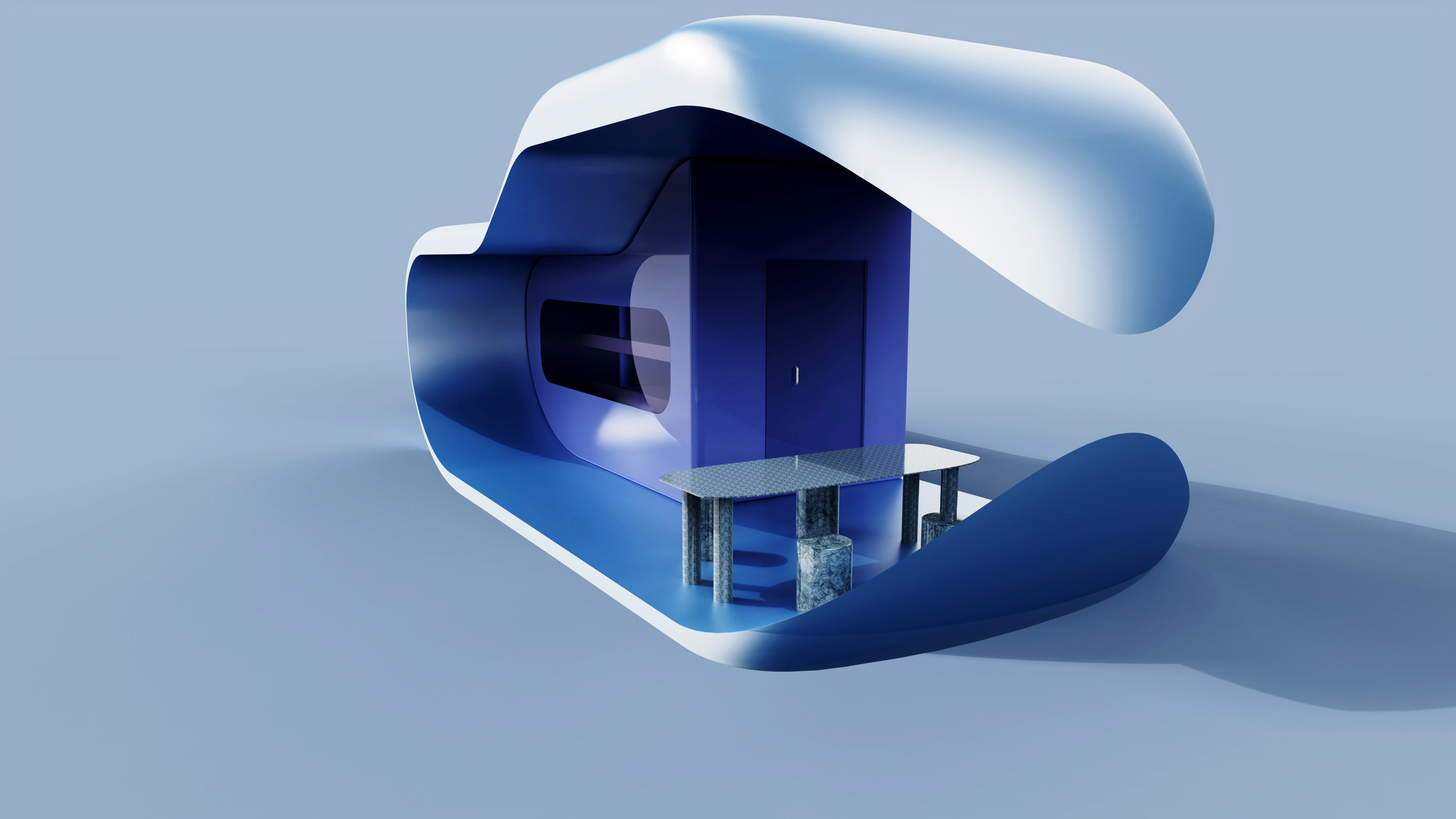 Light guide climate green plant cabin，