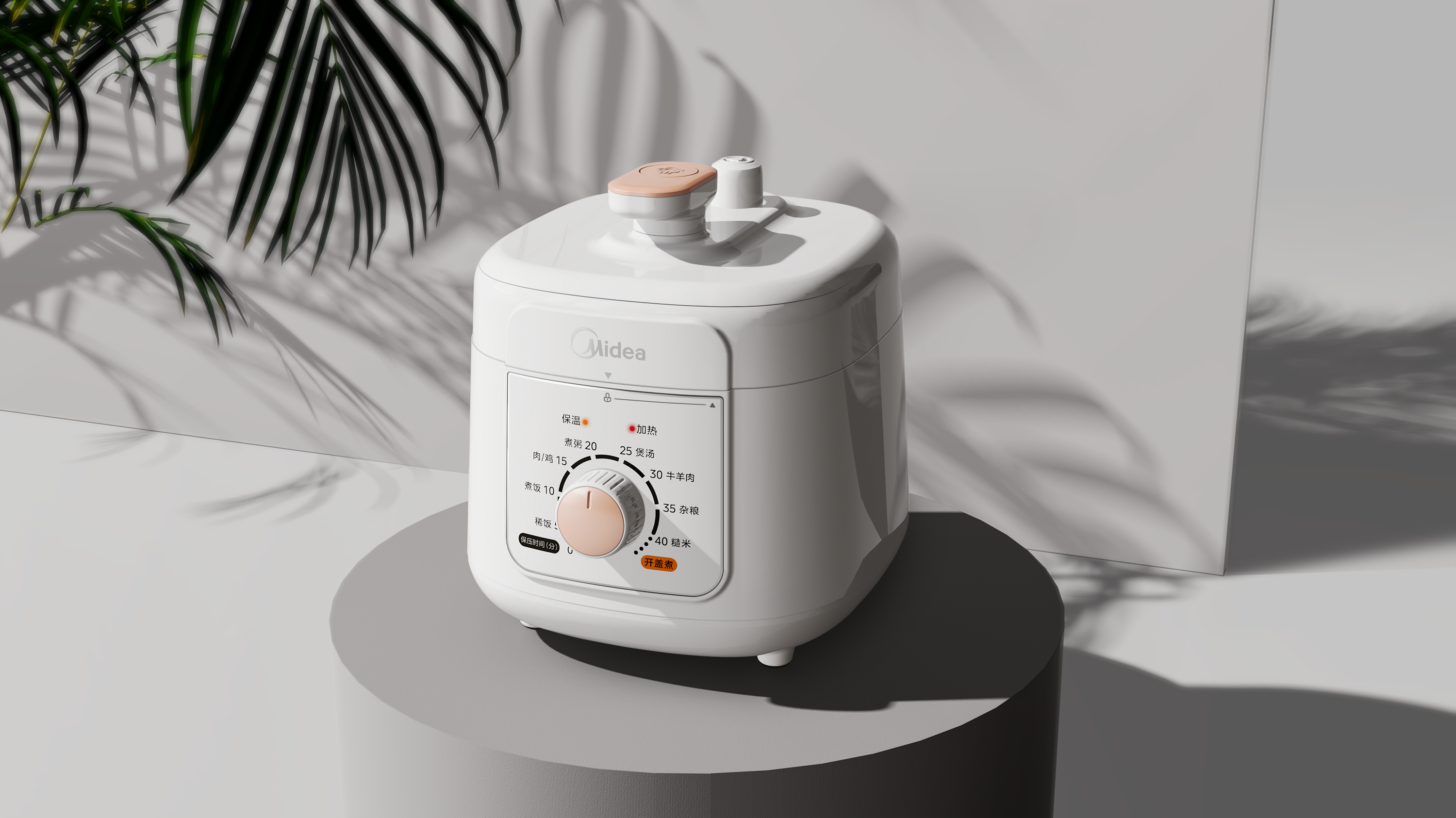 For the beauty of the design compact (small capacity) electric pressure cooker，