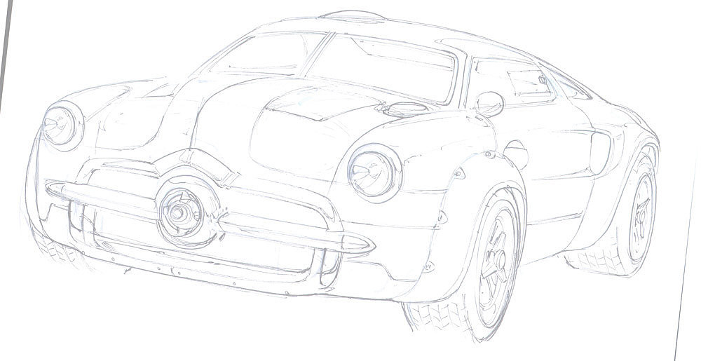 gt'49，工业设计，草图，汽车，手绘，