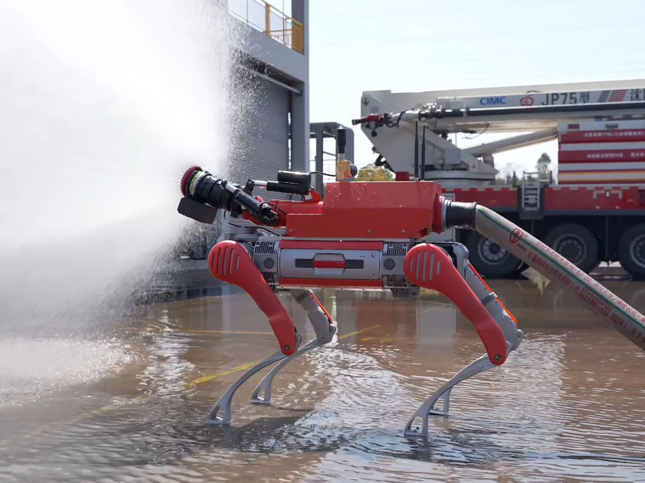 Robot dog，Fire rescue，Boston Dynamic ，Emergency Response，