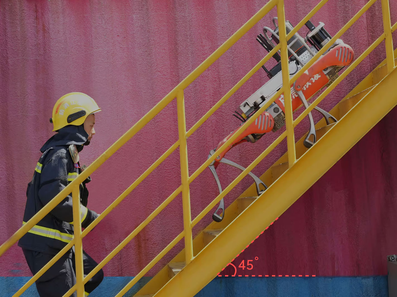 Robot dog，Fire rescue，Boston Dynamic ，Emergency Response，