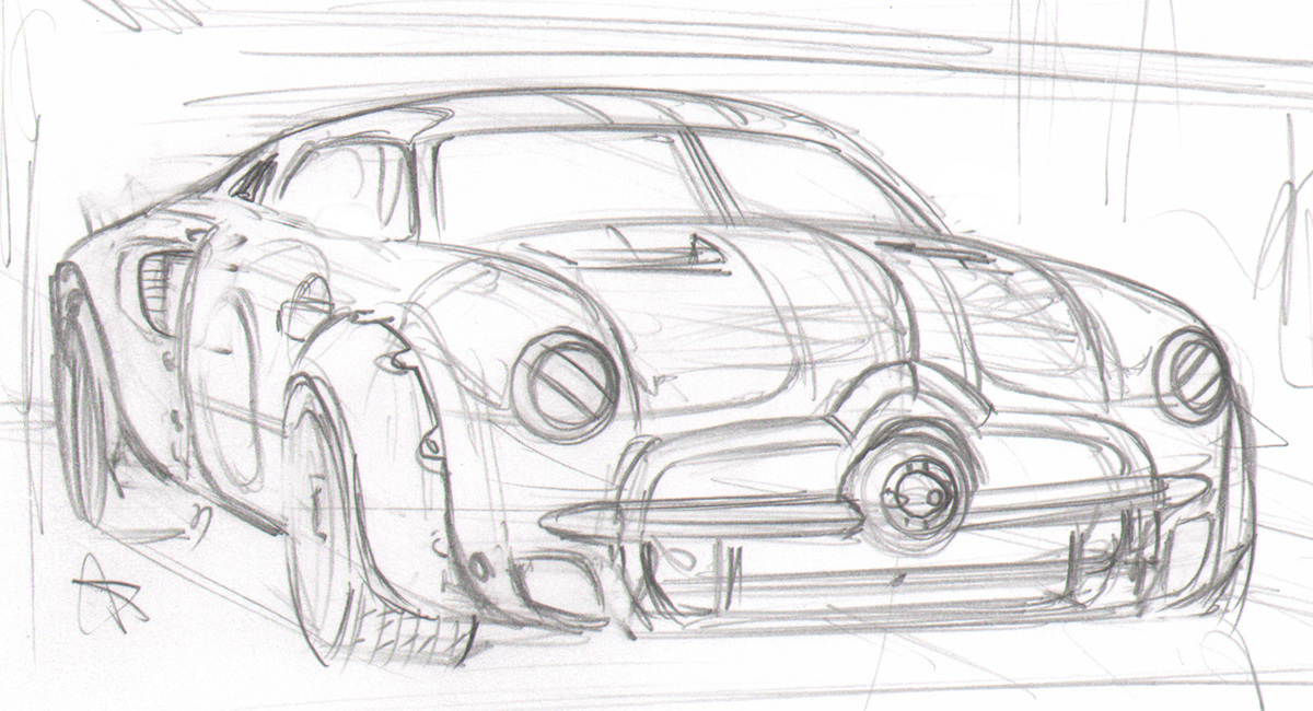 gt'49，industrial design，sketch，automobile，Hand drawn，