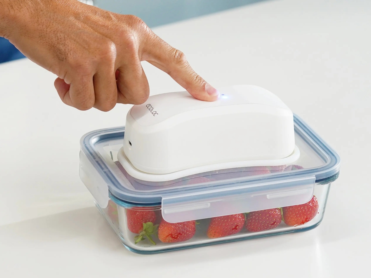 food container lid，Preservation，Food storage，UV-C，Ecoloc，