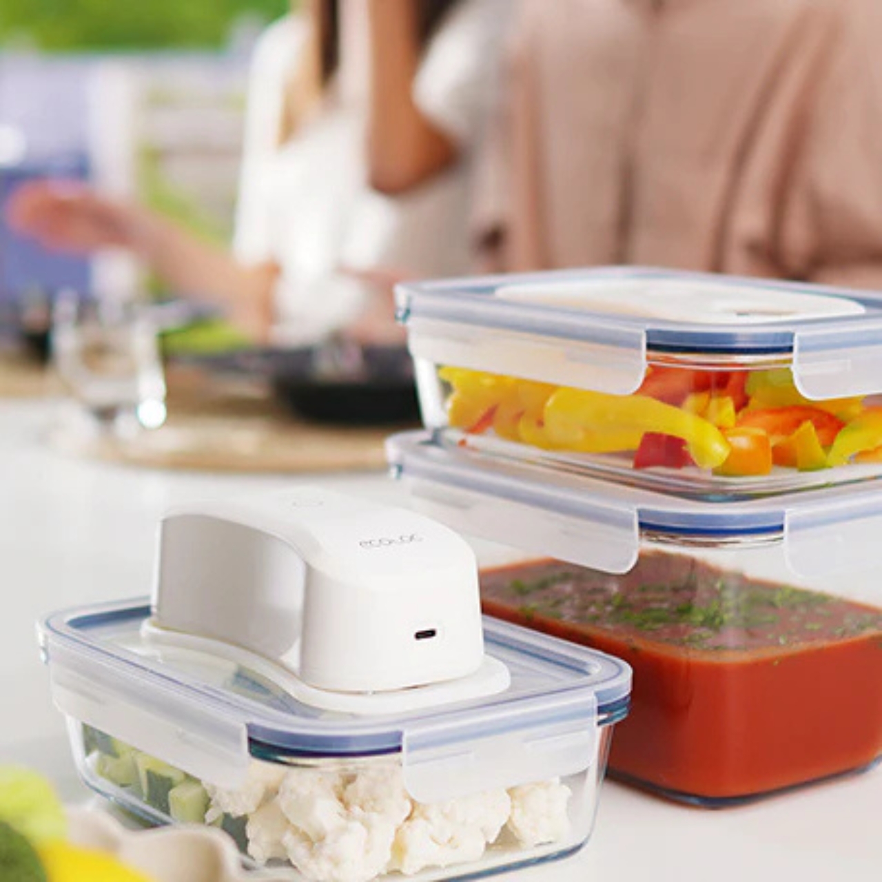 food container lid，Preservation，Food storage，UV-C，Ecoloc，