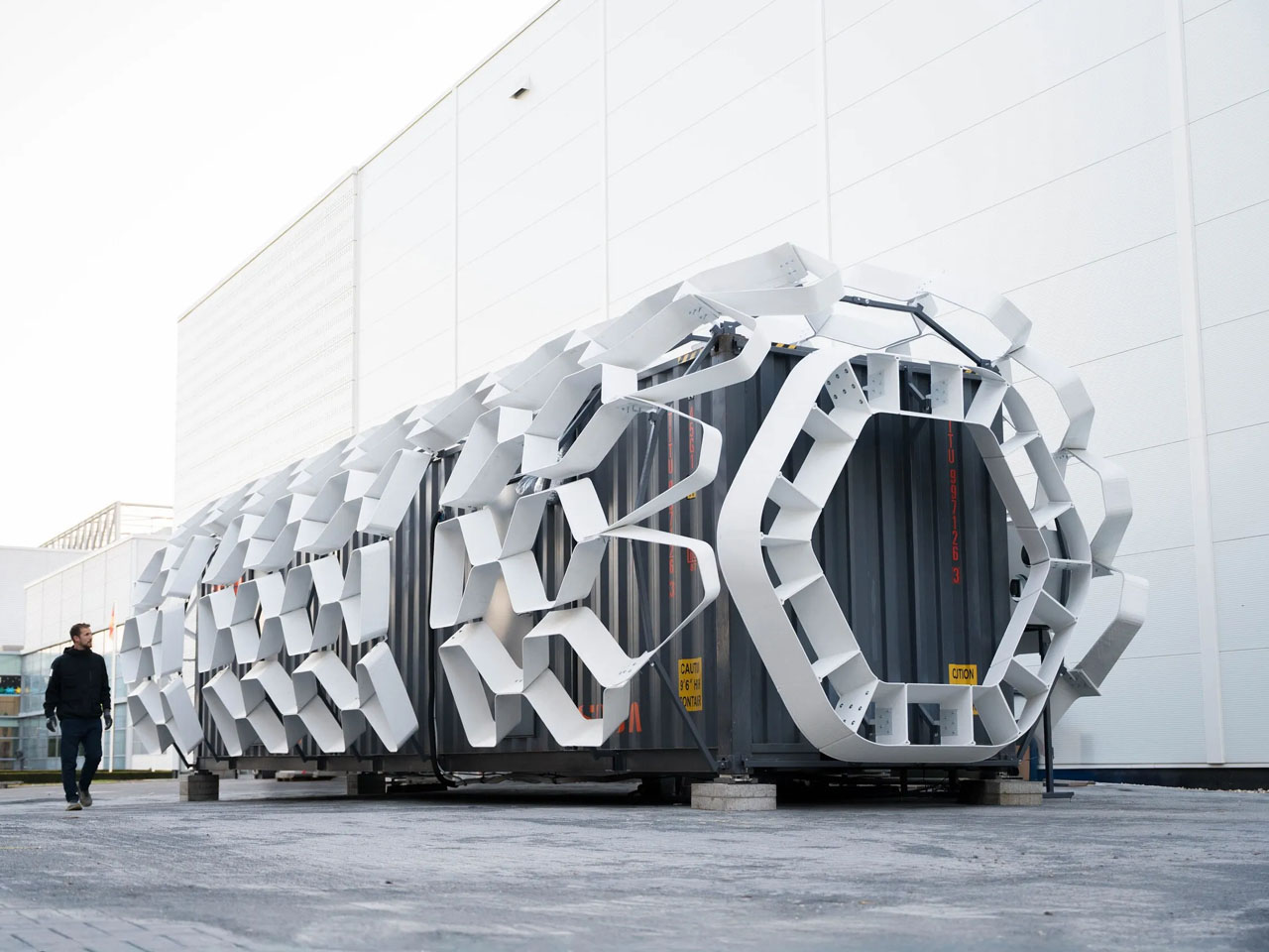 The Moon Training，Flexhab，luna，prefabricated container，Space life，