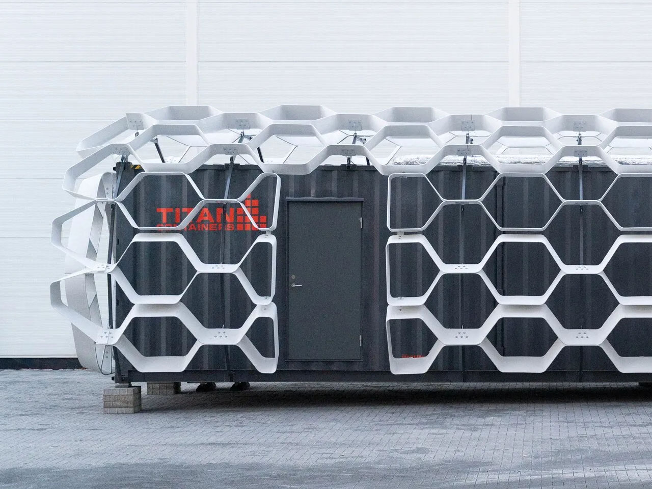 The Moon Training，Flexhab，luna，prefabricated container，Space life，