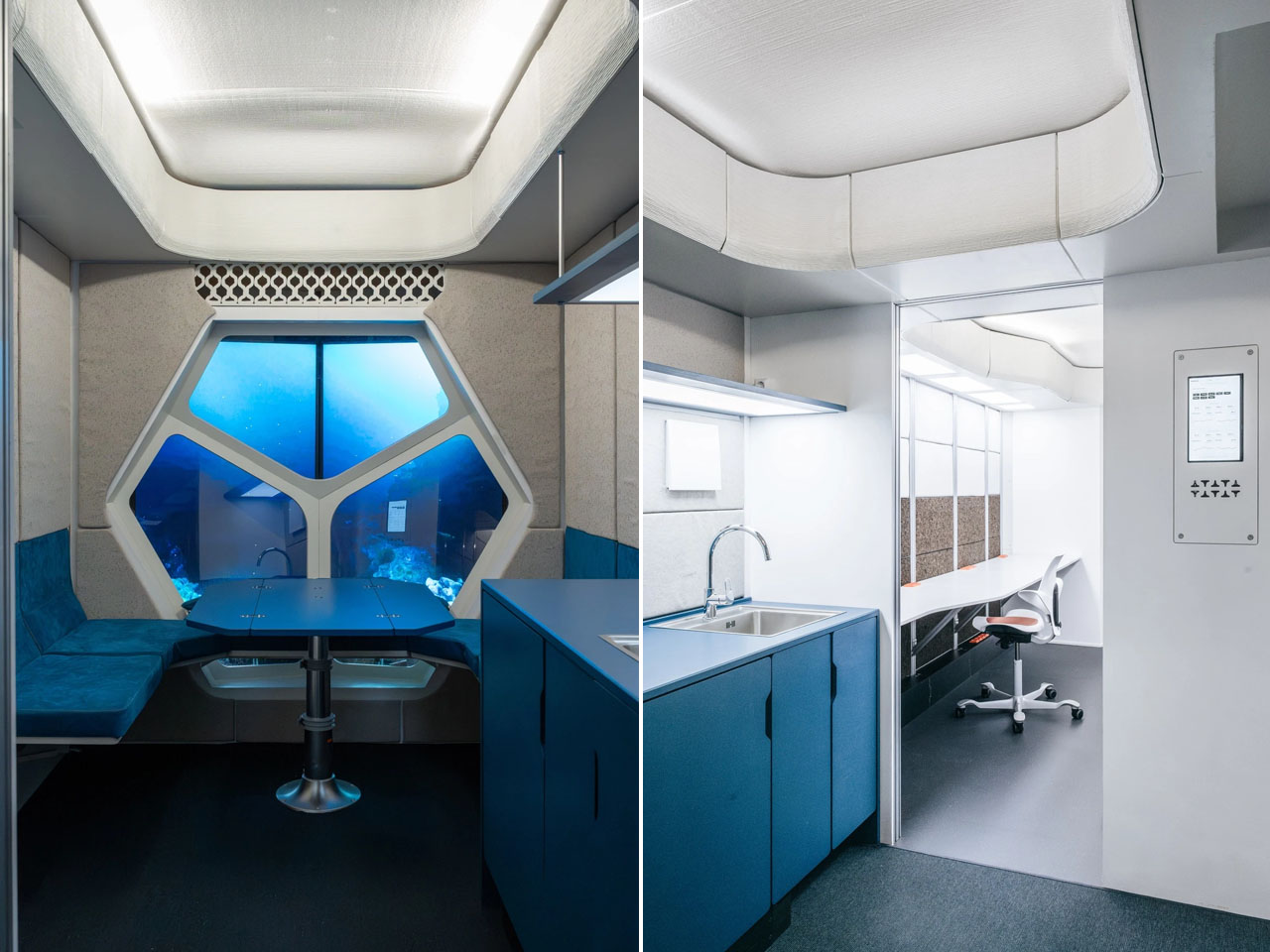 The Moon Training，Flexhab，luna，prefabricated container，Space life，