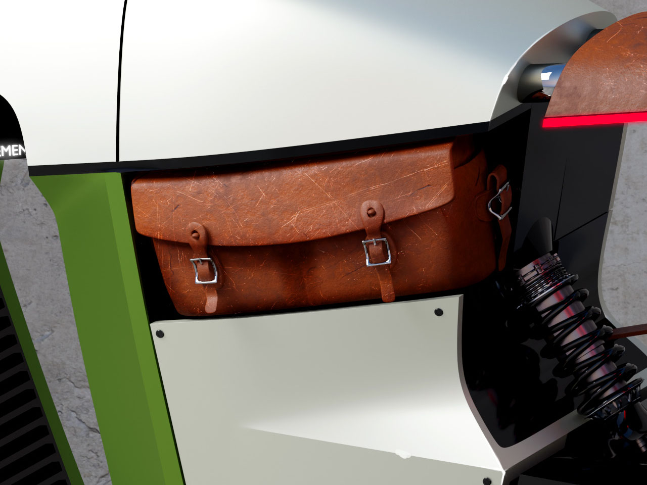 SKODA，Slavia B，Electric motorcycle，Racing coffee，Diamond Frame，