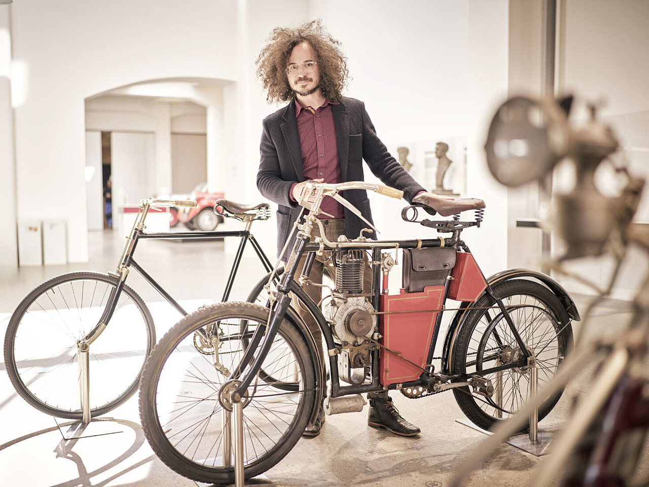 SKODA，Slavia B，Electric motorcycle，Racing coffee，Diamond Frame，