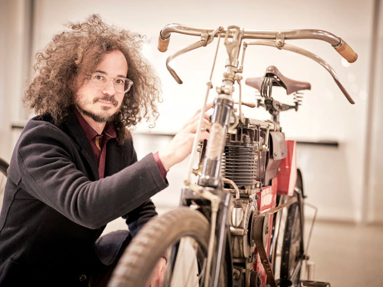 SKODA，Slavia B，Electric motorcycle，Racing coffee，Diamond Frame，