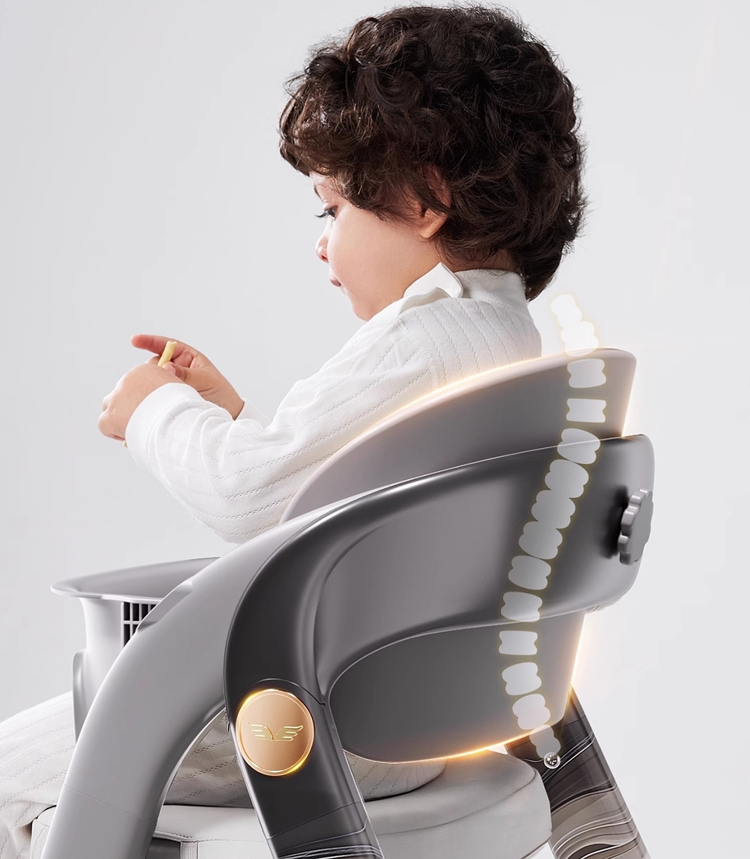 Children's growing dining chair，2025 new listing，Height angle adjustable，