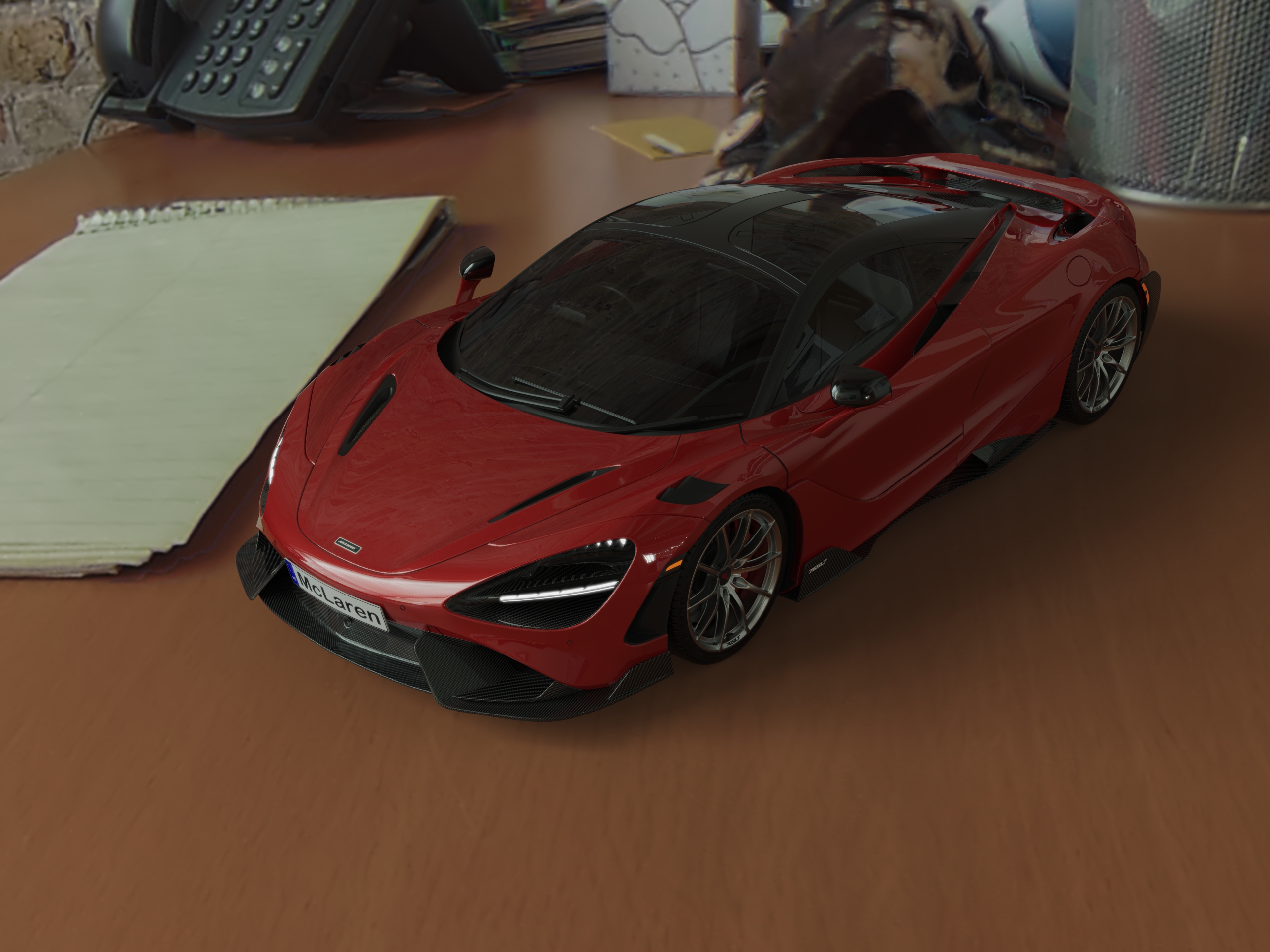 Sports car，Super car，Render，