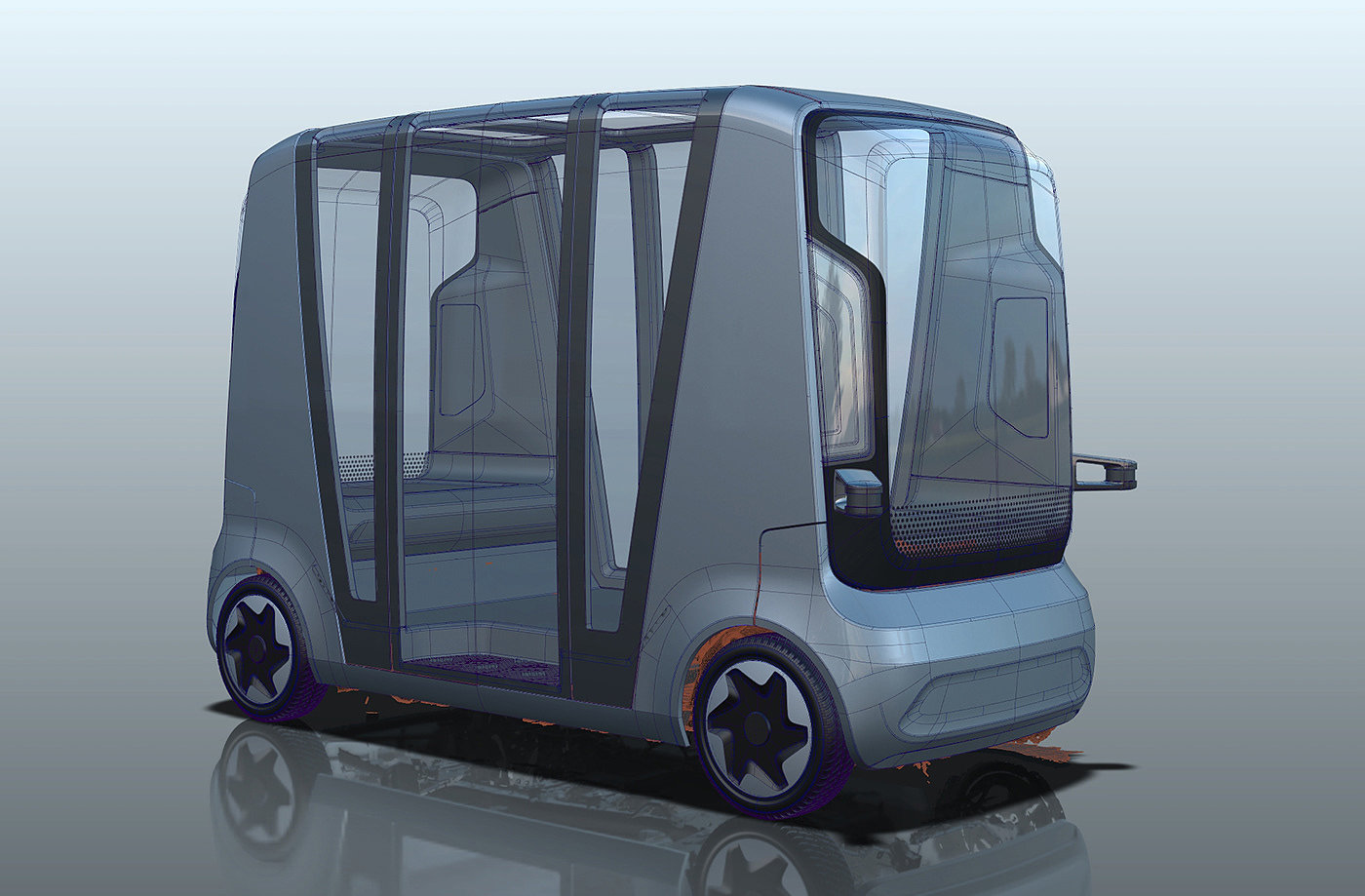 Four wheeled vehicle，traffic，School Bus，
