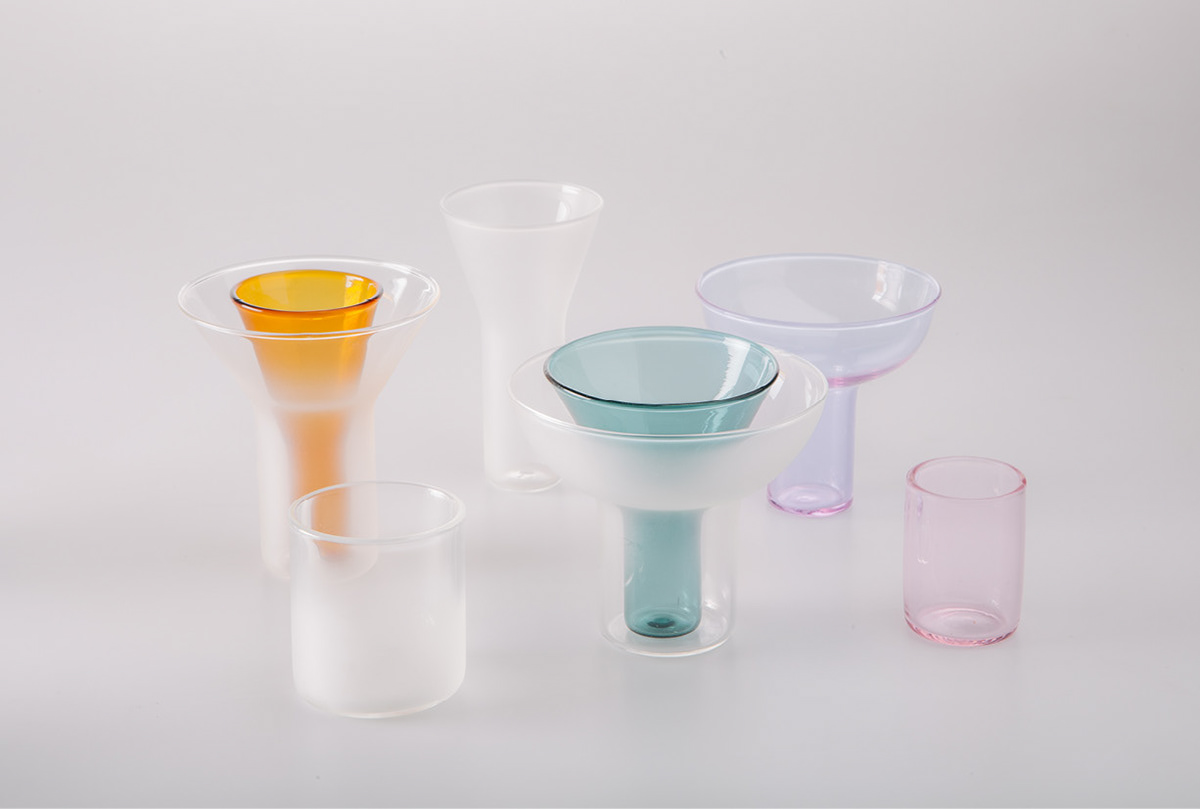 glass，Cocktail，Cordialine，Retro，Italy，Tricolor，Glass，