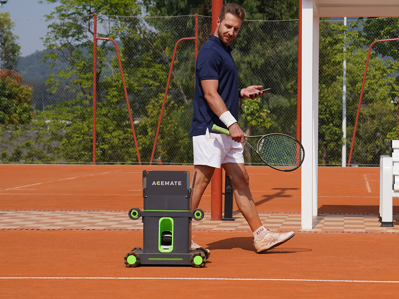 Tennis Training，AceMate，Intelligent return ball，Service machine，Rally Robot，