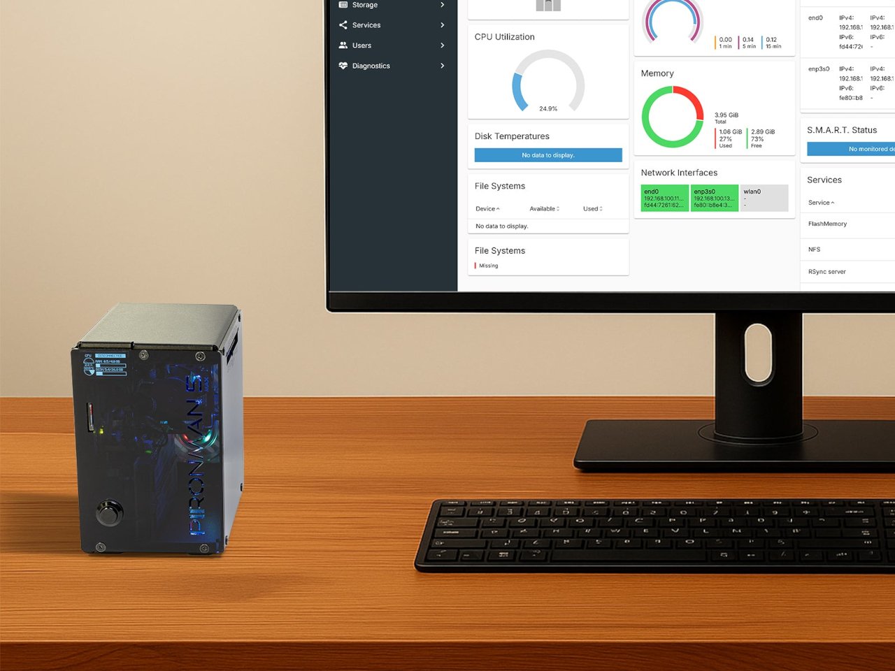 Desktop Chassis，Mini host，PocketMate，Active heat dissipation，Raspberry Pi，